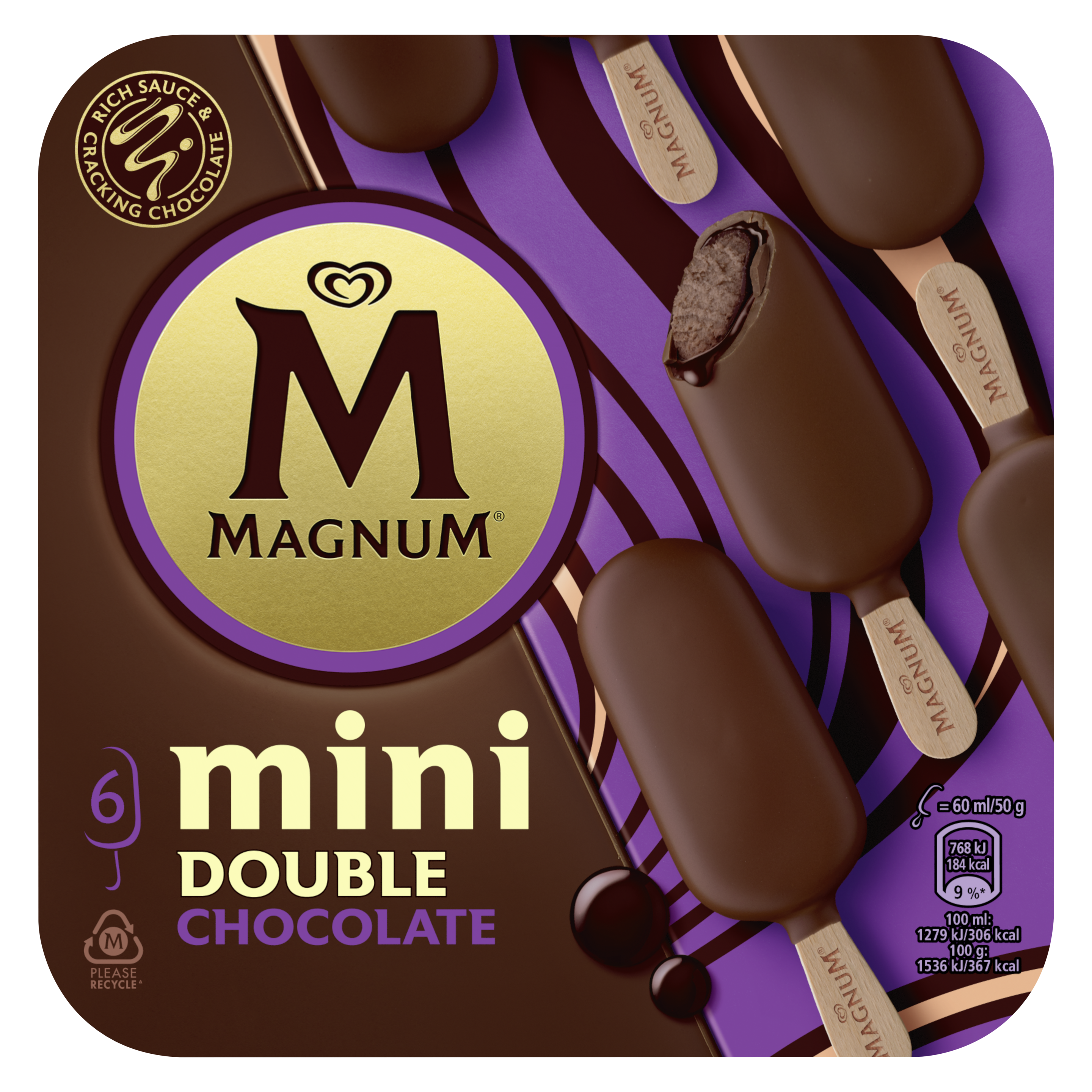 Mini Double Chocolat x6