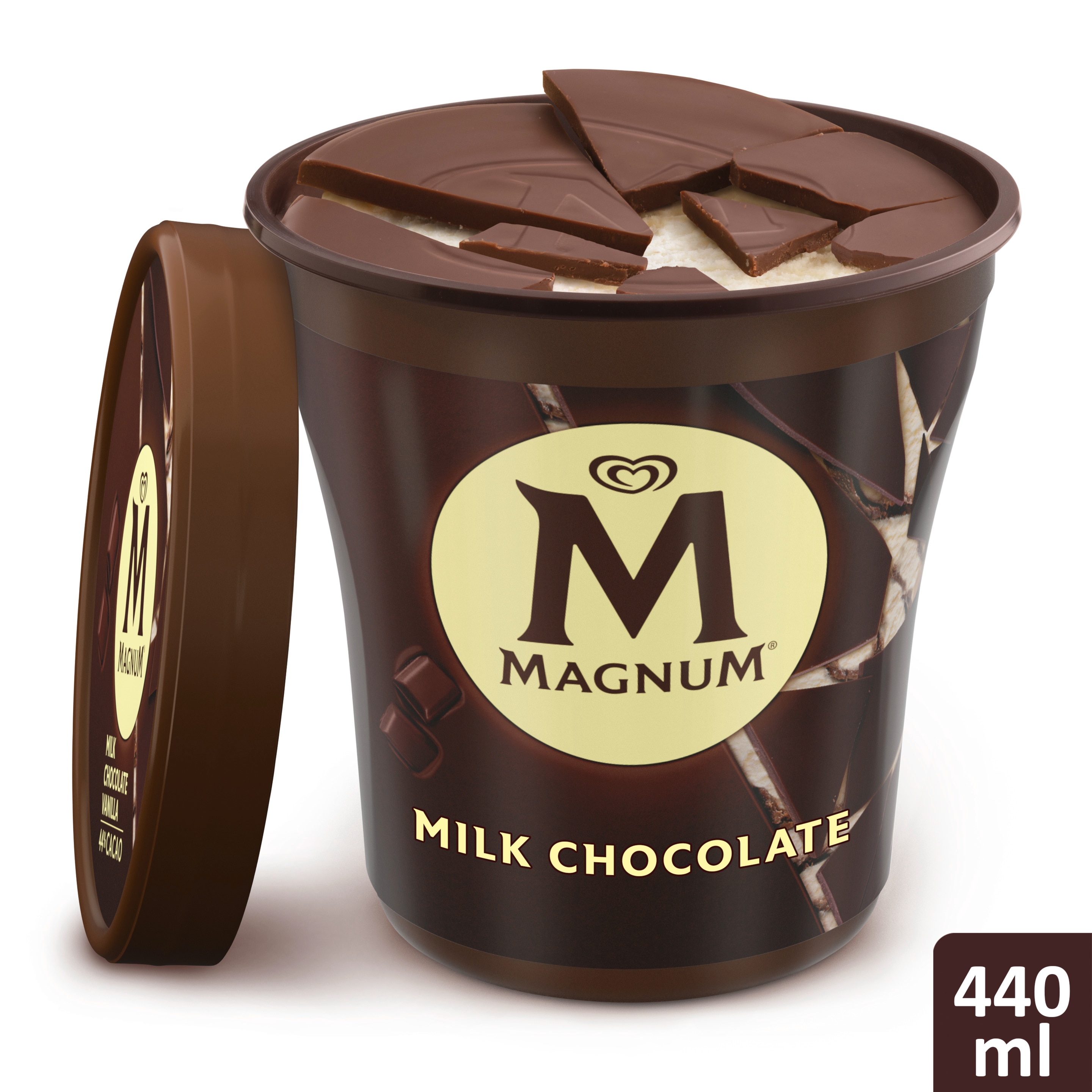 Milk Chocolate Vanilla Ice Cream Tub