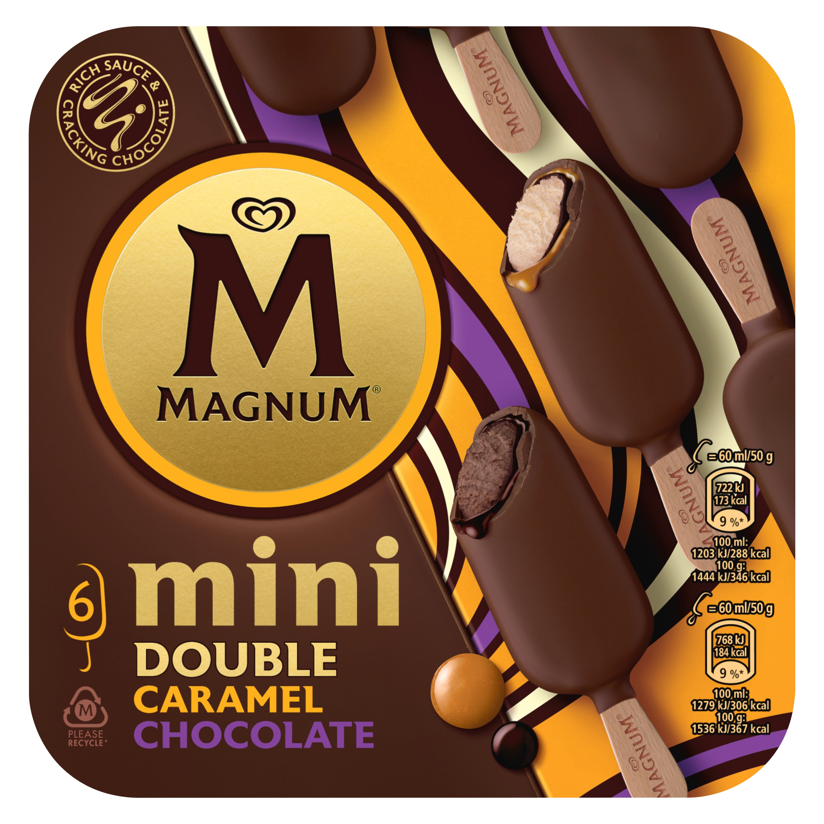 Magnum Mini Double Chocolate/Caramel 60ml 6MP