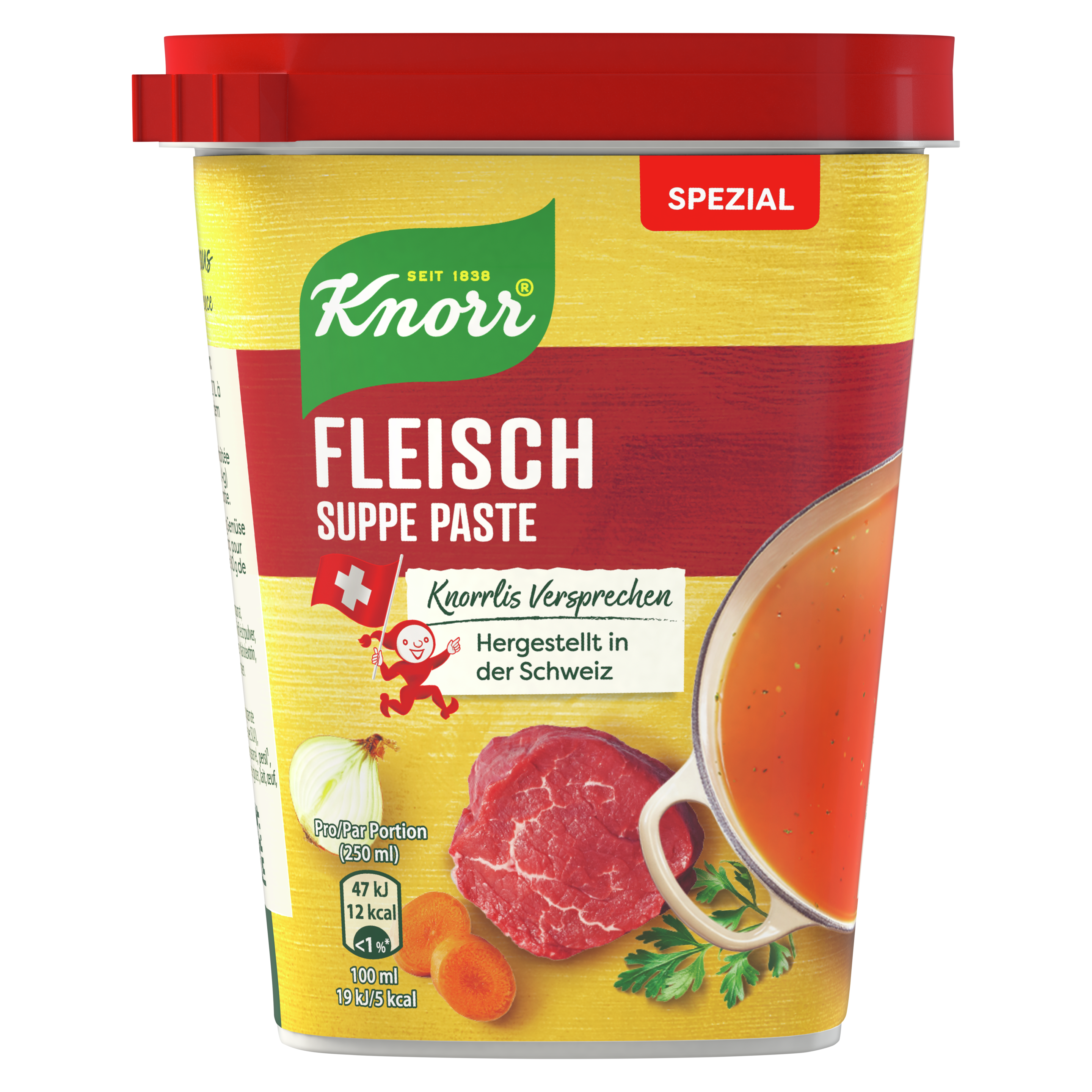 KNORR Fleisch Suppe spezial Paste 200 g Dose