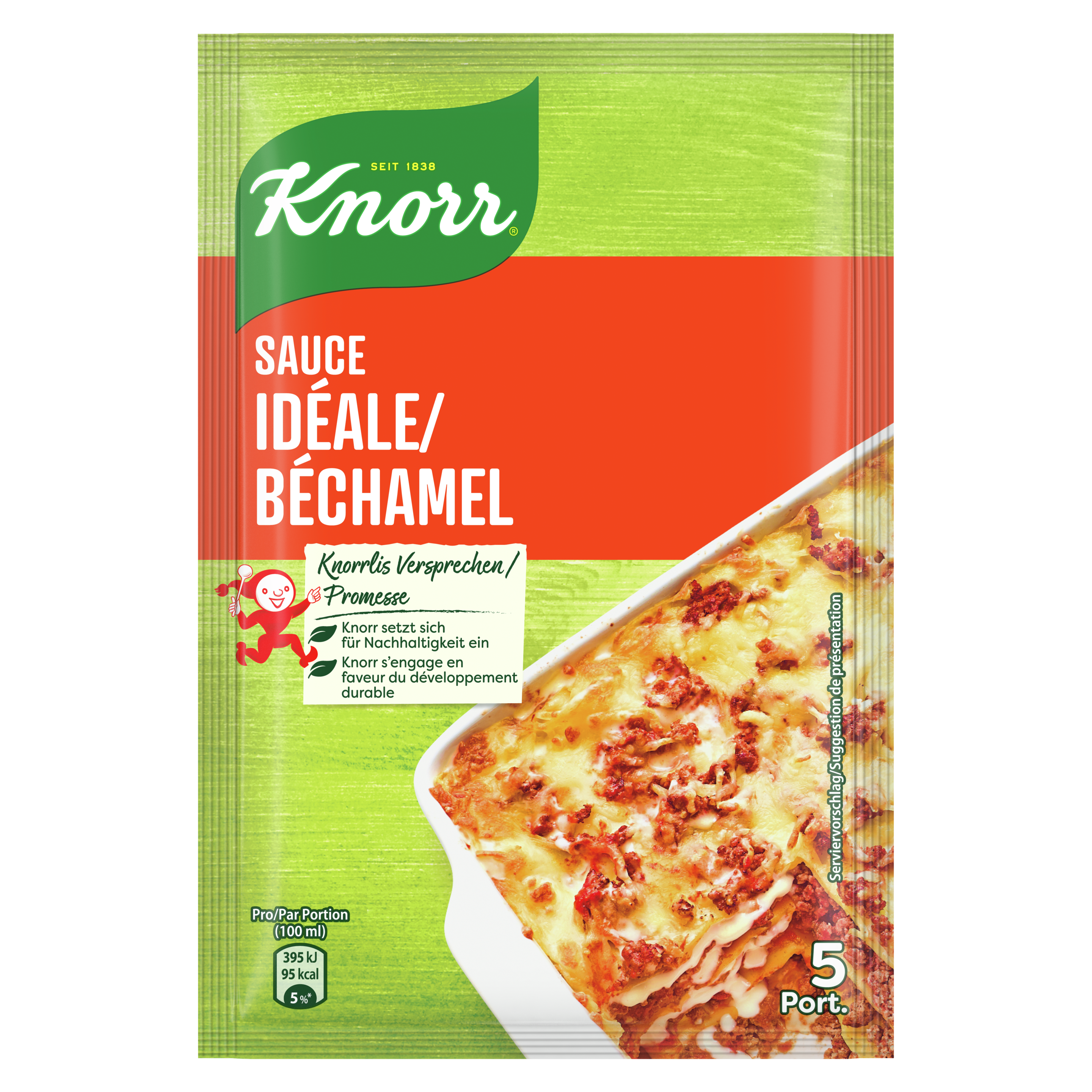 KNORR Sauce idéale / béchamel sachet 3 portions