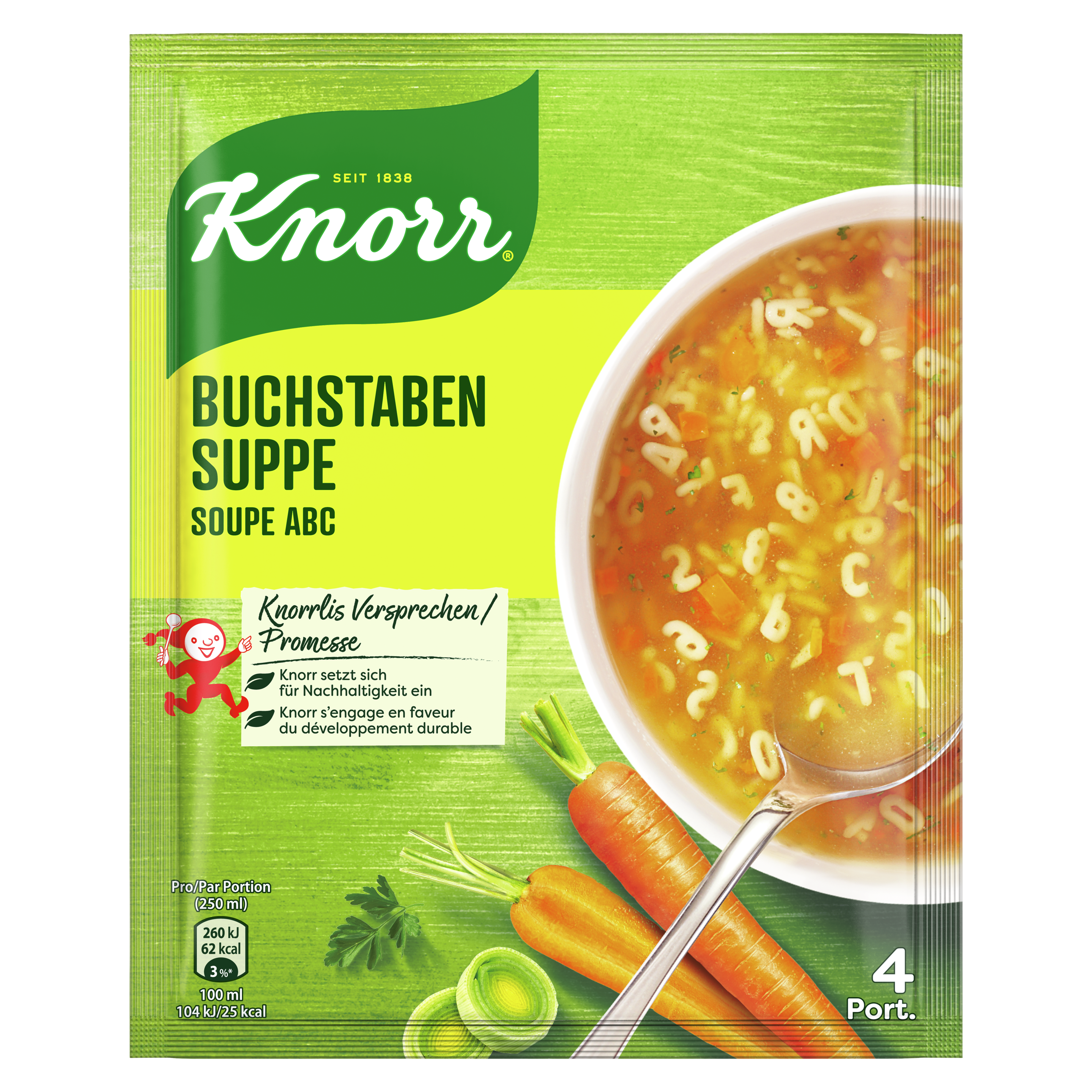 KNORR Soupe ABC sachet 4 portions
