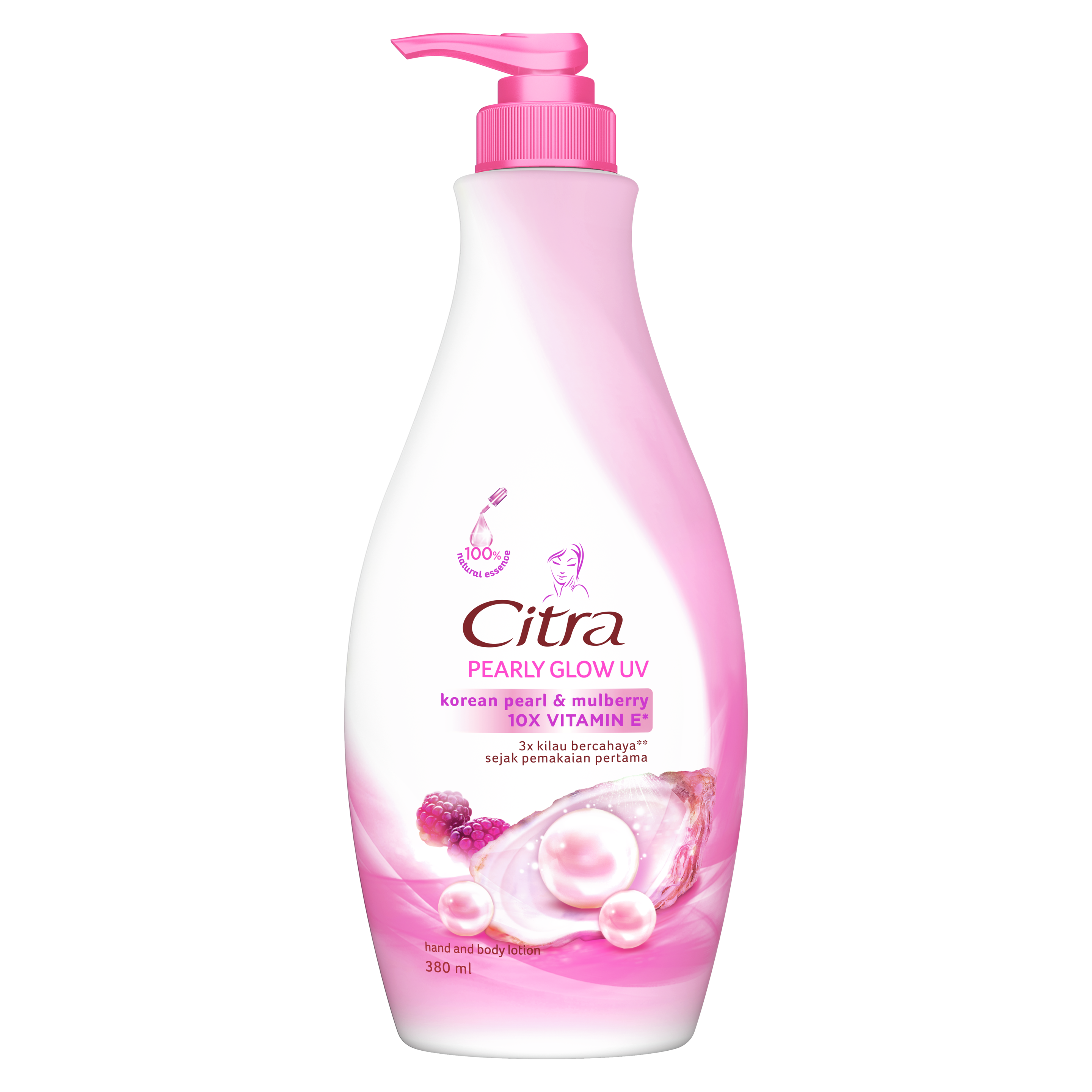 Citra Hand Body Lotion Pearly Glow UV 380 ML
