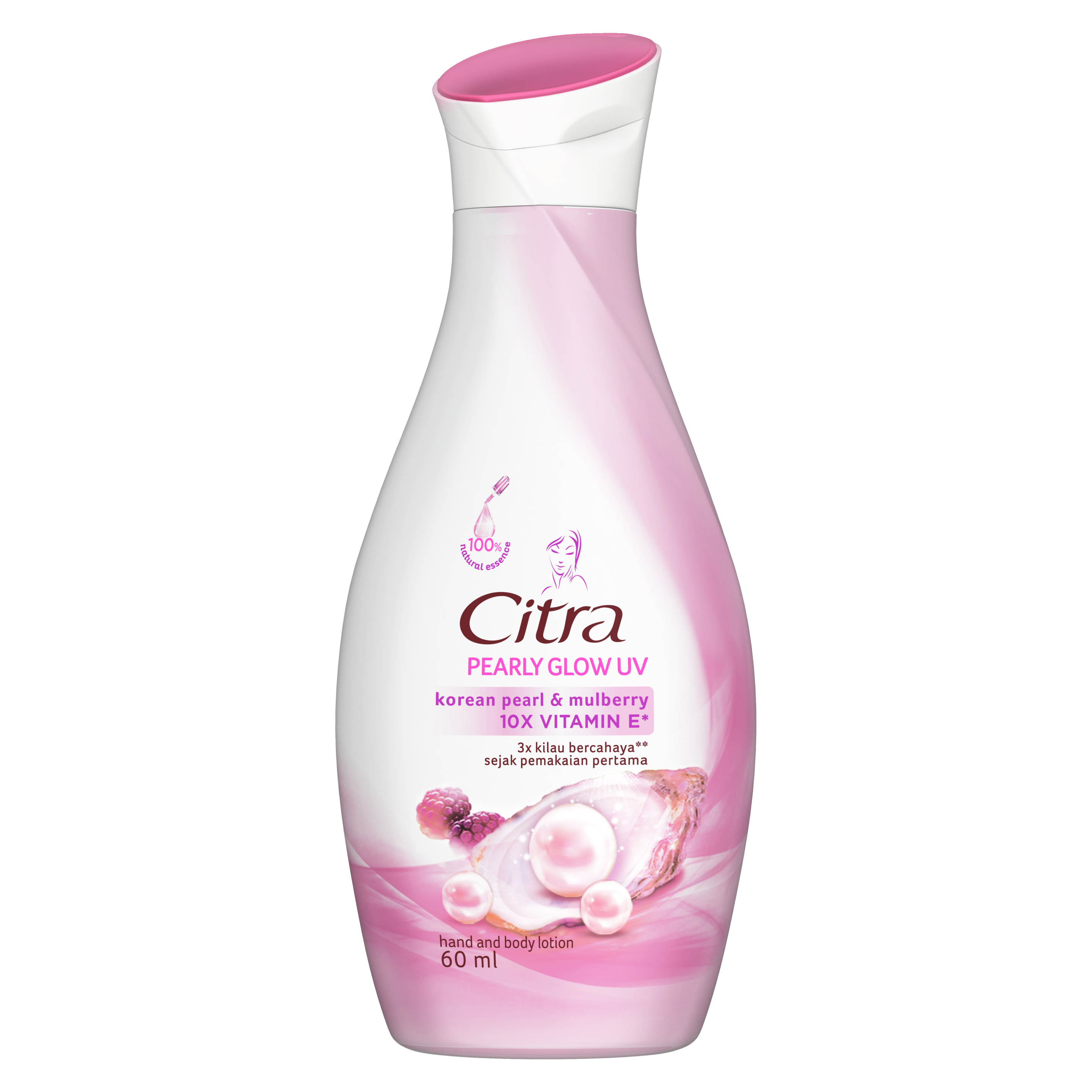 Citra Hand Body Lotion Pearly Glow UV 60 ML