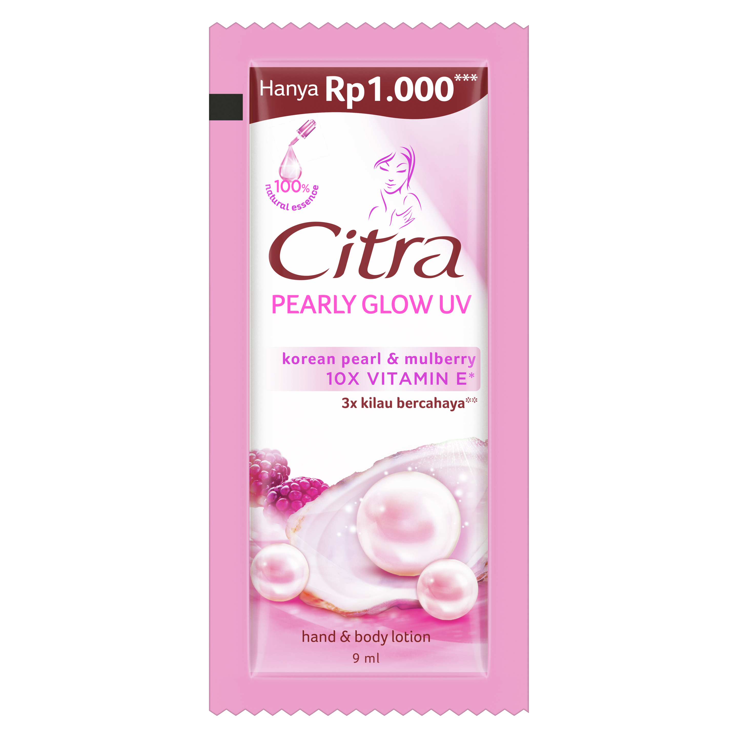 Citra Hand Body Lotion Pearly Glow UV 9ML