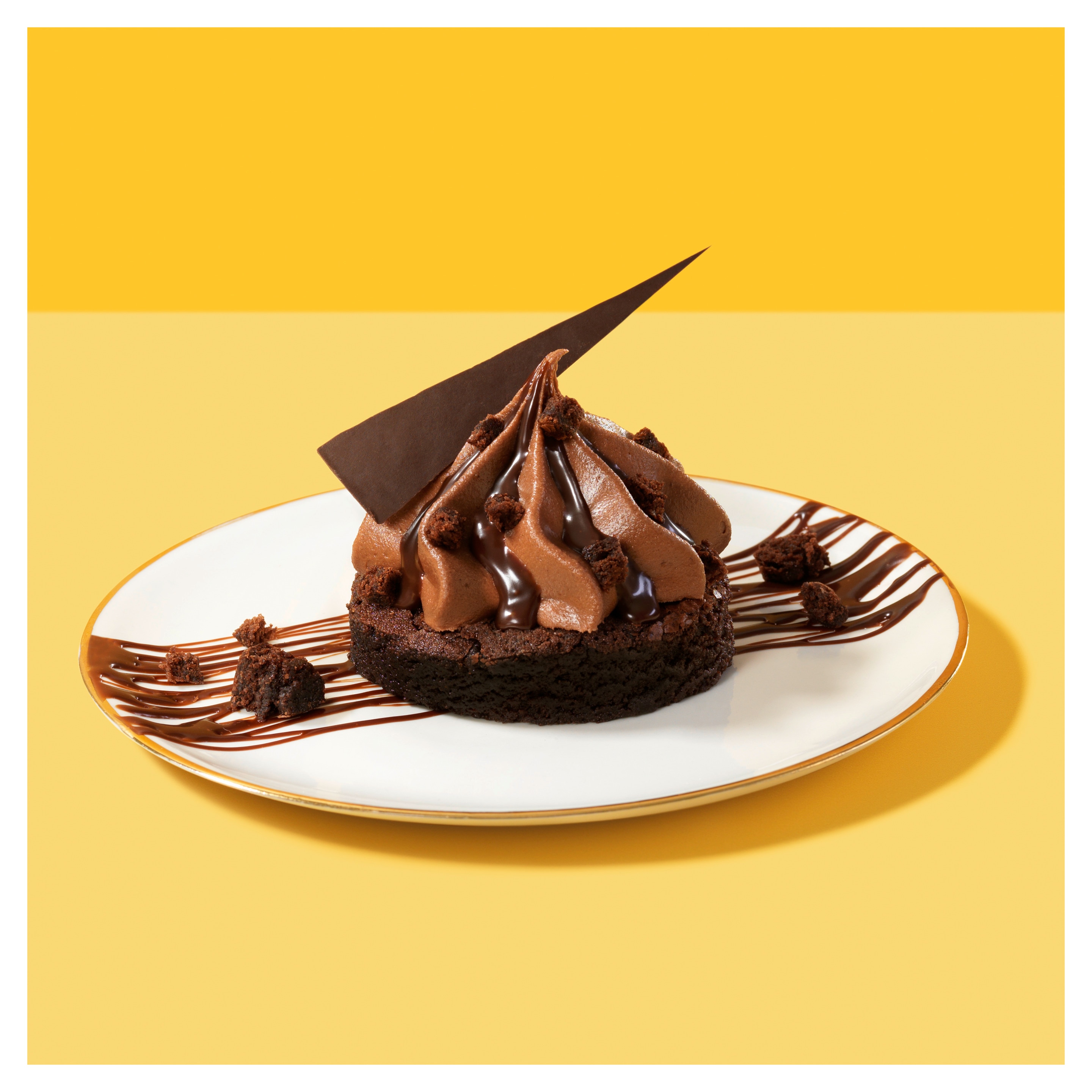 Chocolate Brownie Ice Cream Dessert