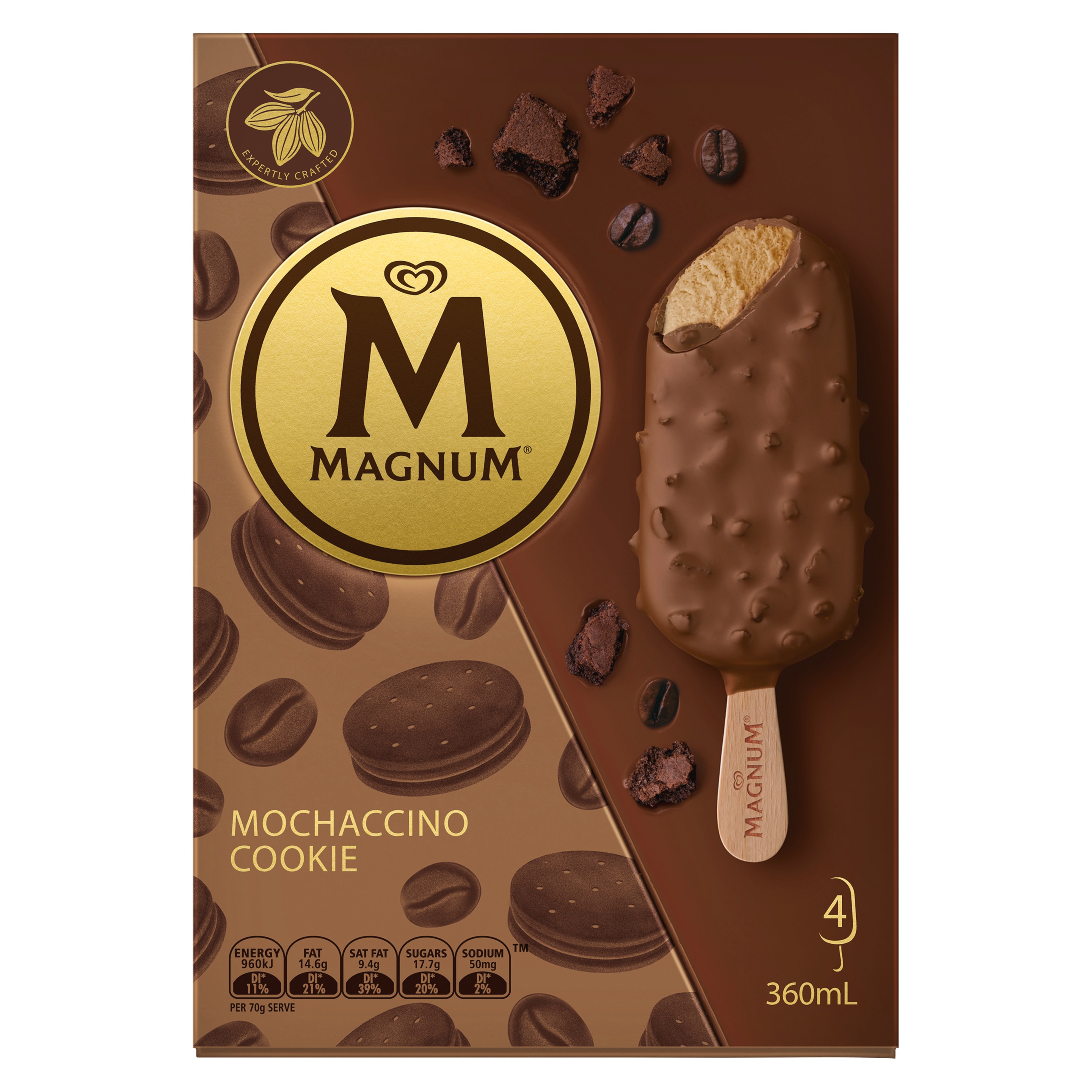 Magnum Mochachino Cookie Multipack x 4