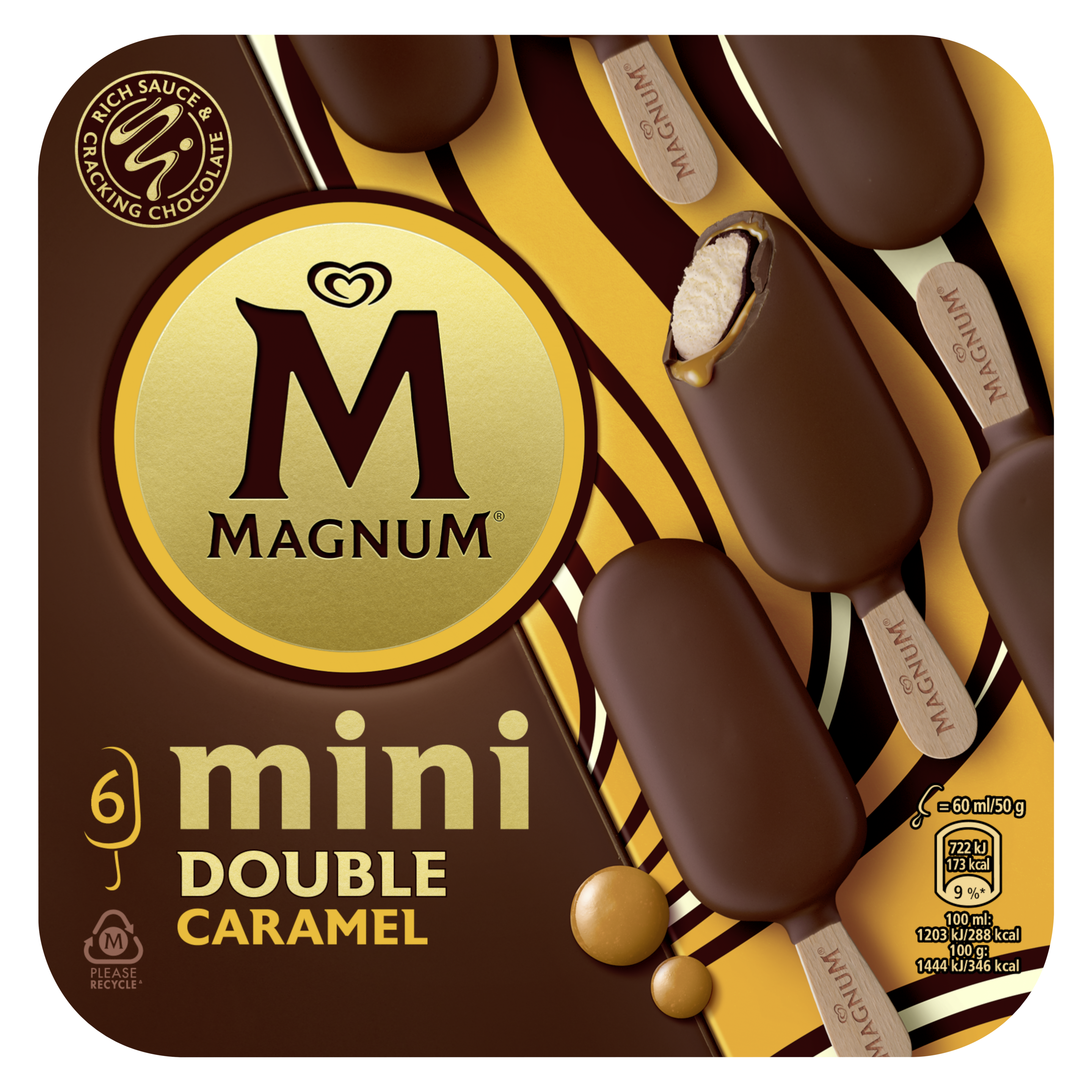 Mini Double Caramel x6