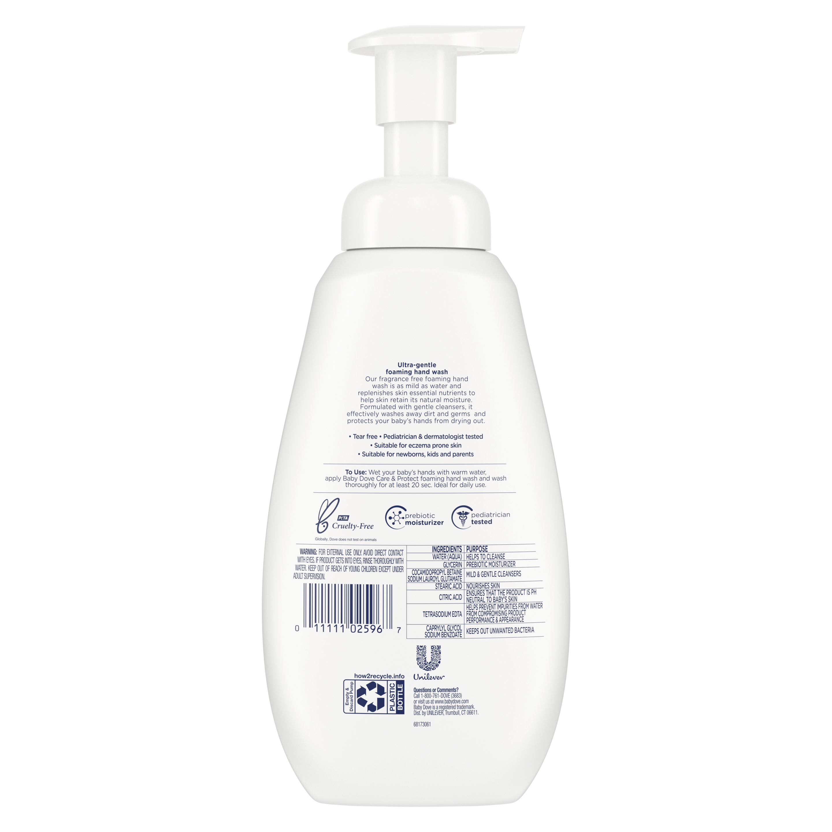 Baby Dove Care & Protect Hypoallergenic Foaming Hand Wash