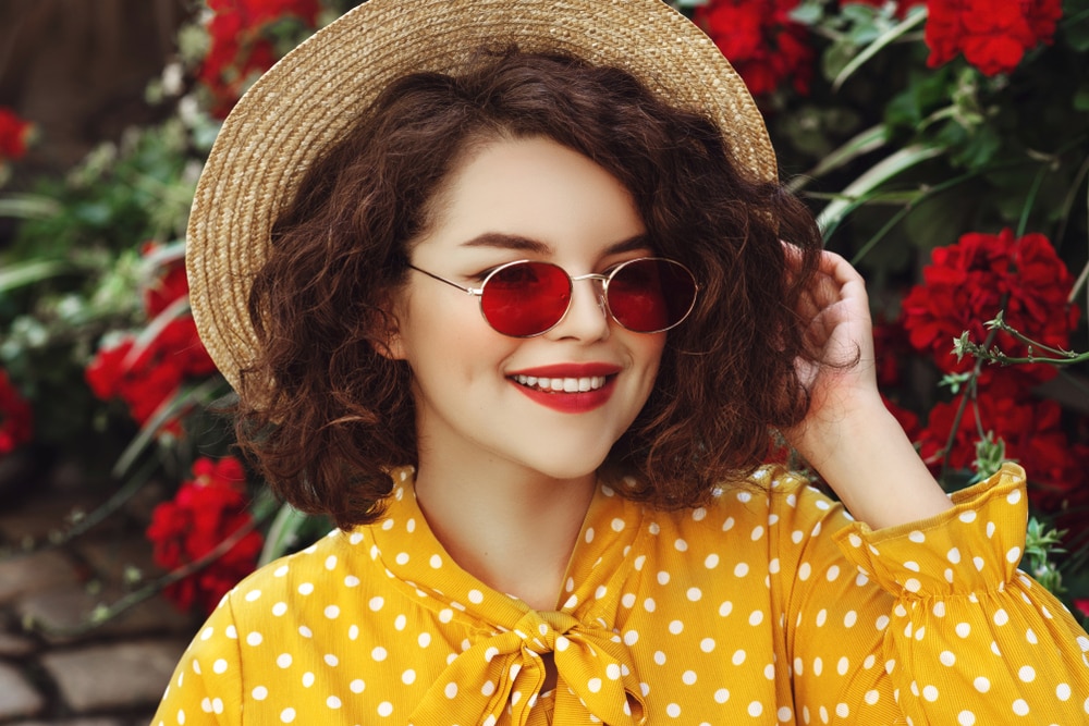 tóc ngắn cho mặt tròn tóc hippie