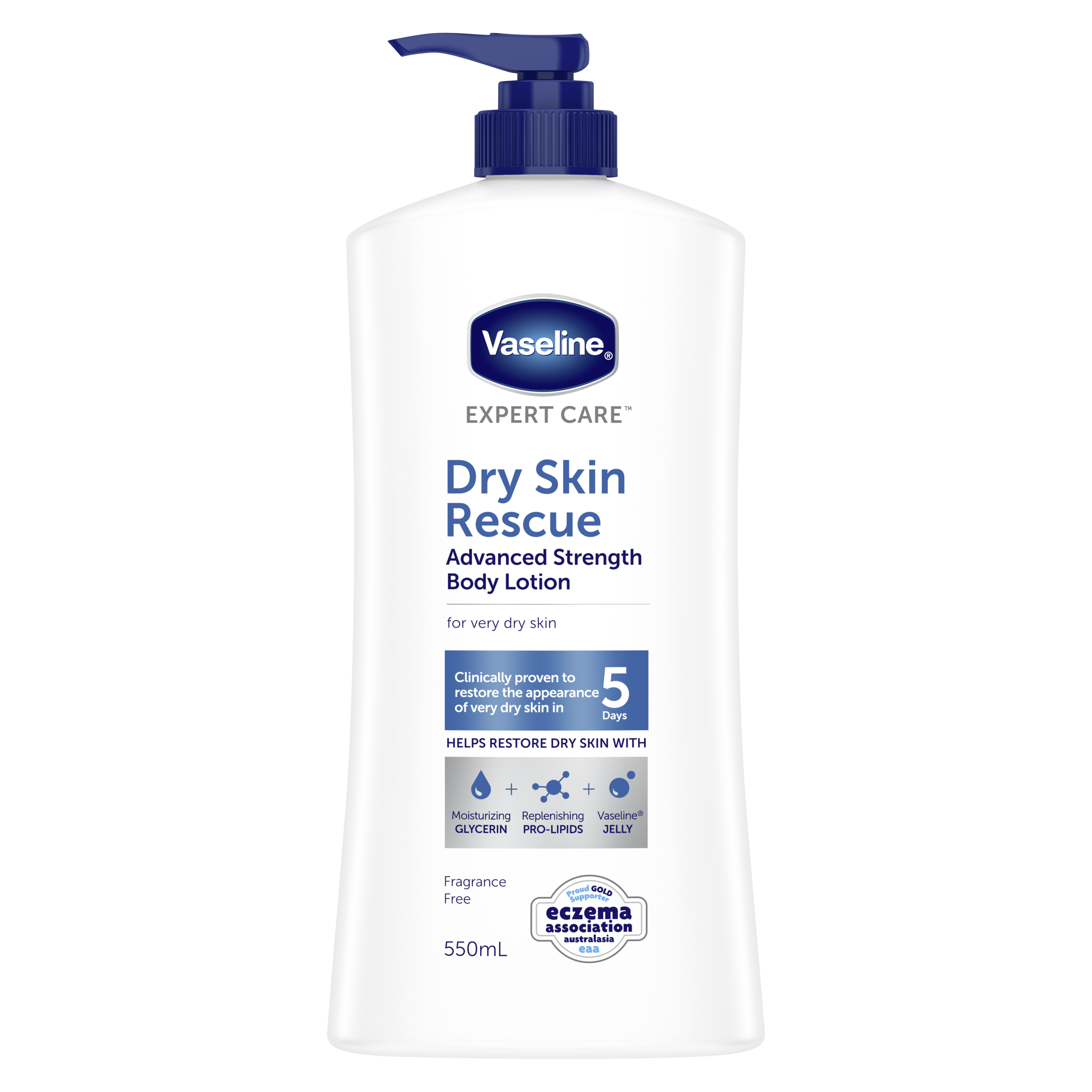 Vaseline® Expert Care Dry Skin Rescue Lotion 550mL