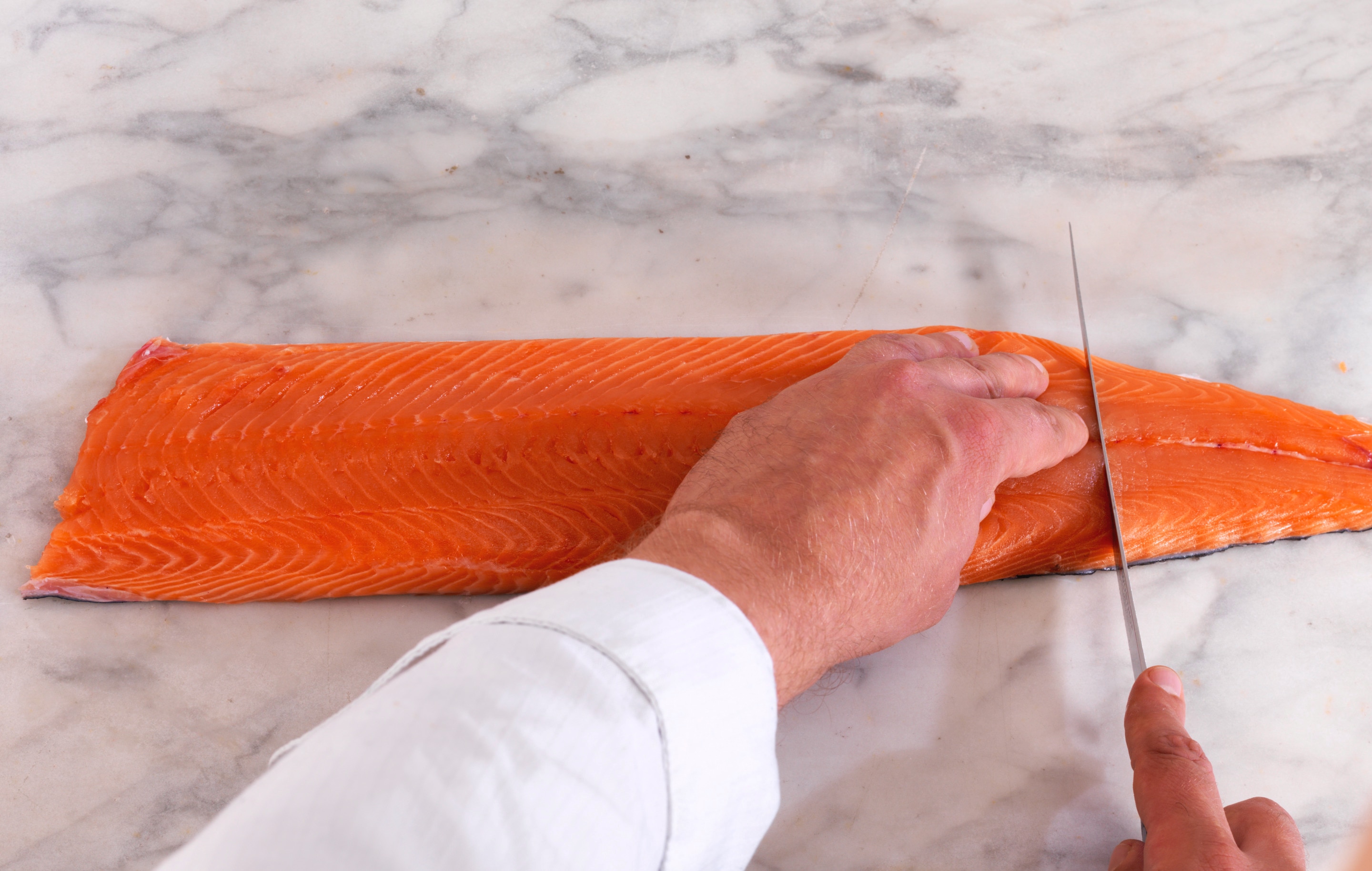 whatsfordinner how to fillet salmon