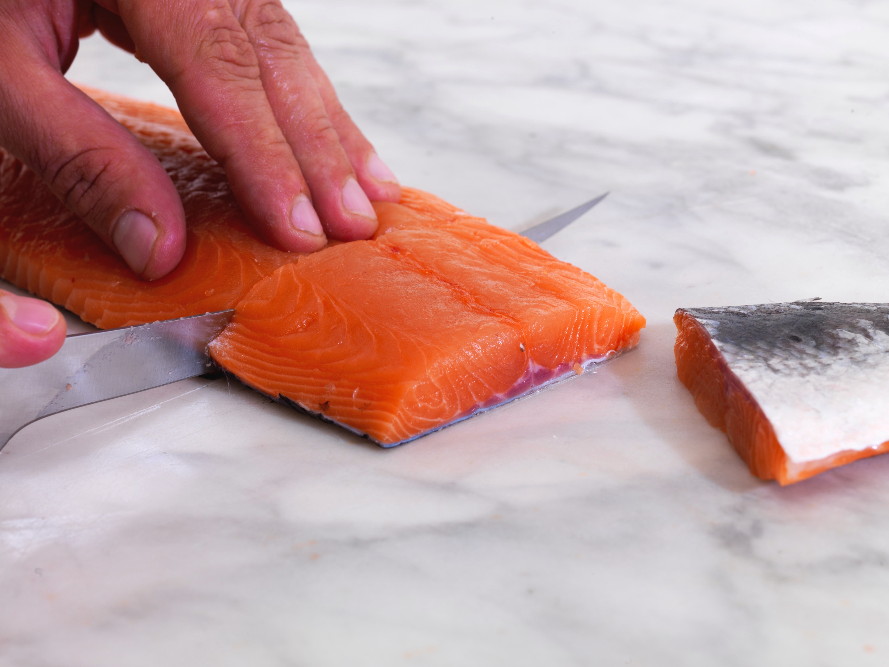 whatsfordinner how to fillet salmon