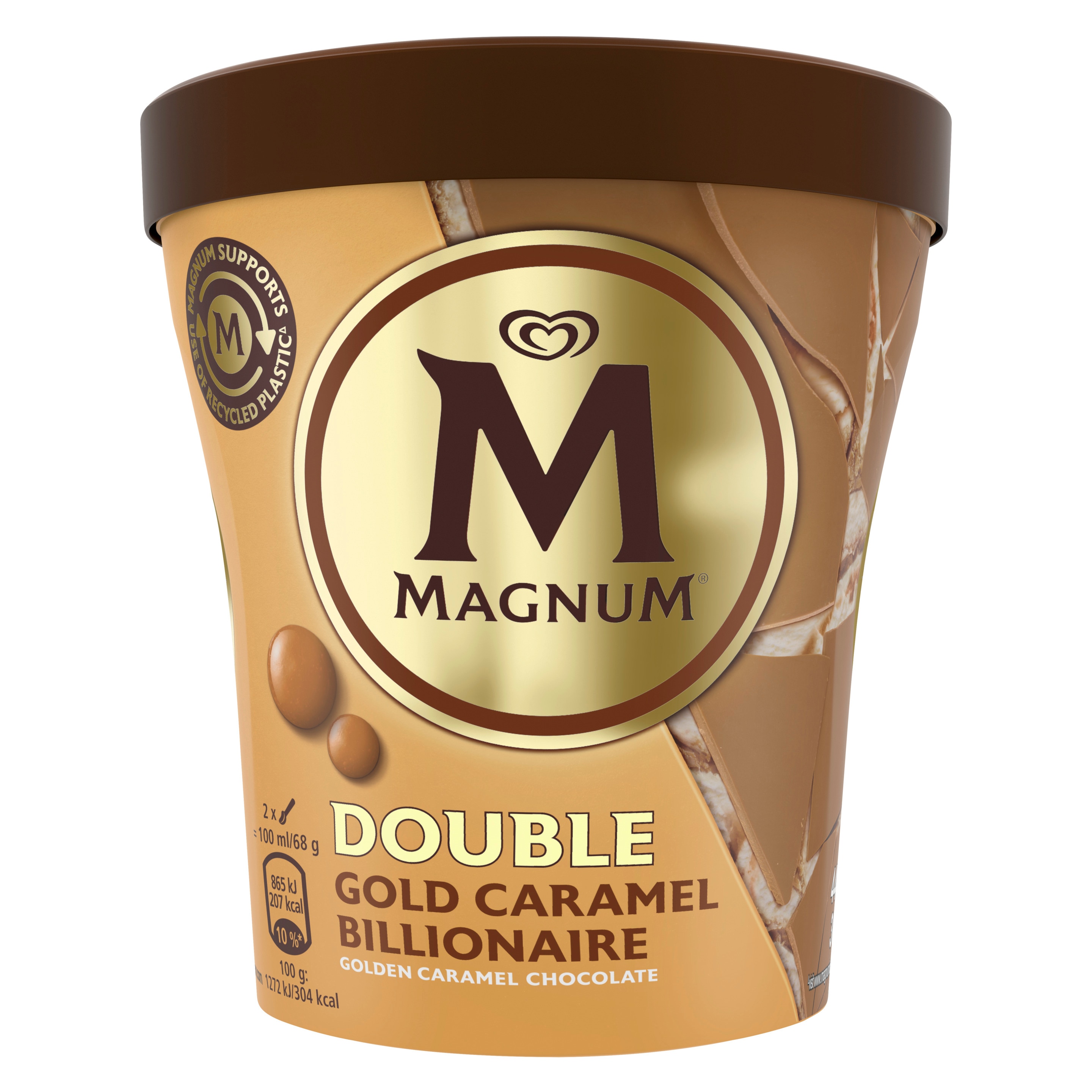 Magnum Double Gold Caramel Billionaire Tub 440ml