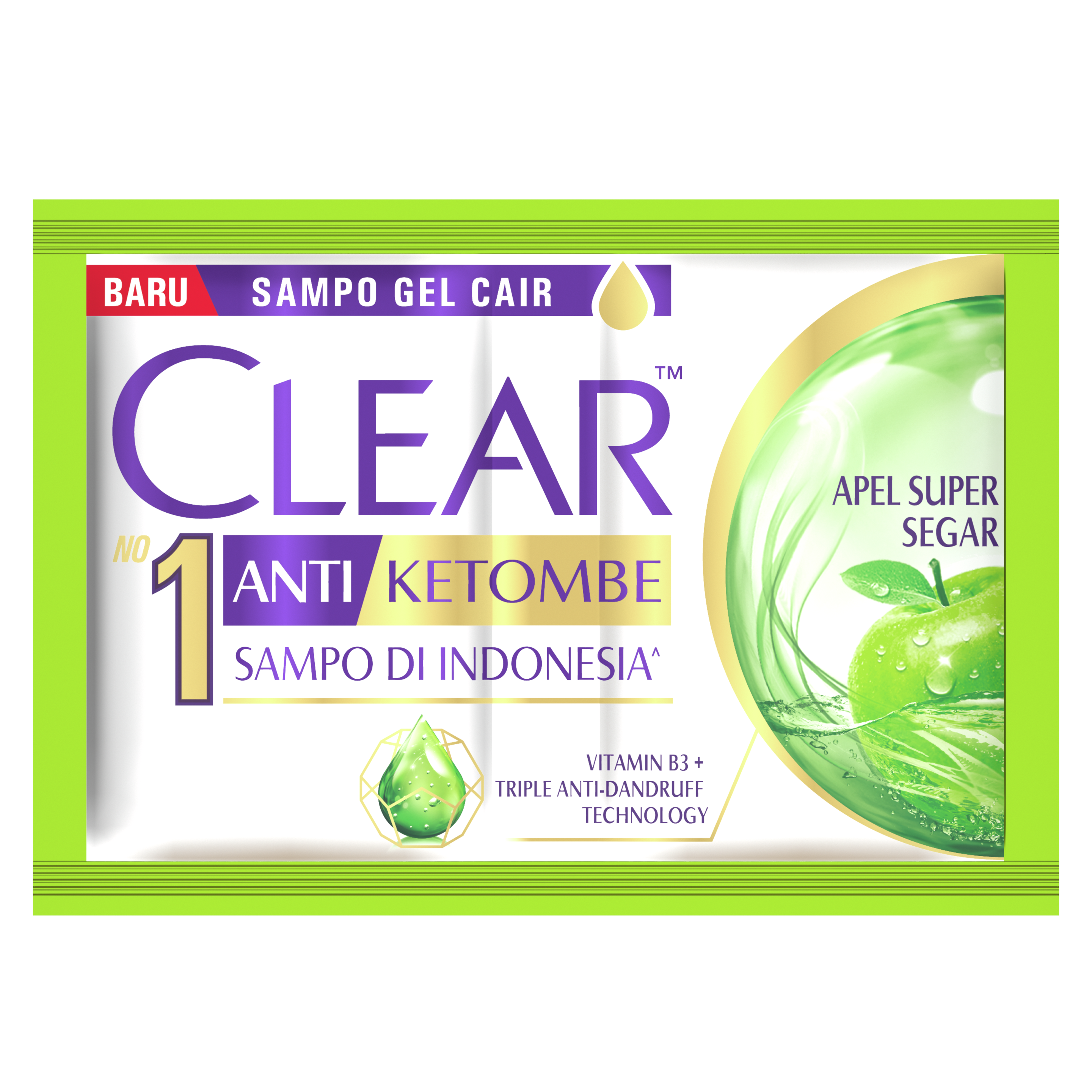 CLEAR  SHAMPO  NATURAL BLACK  10ML packshot