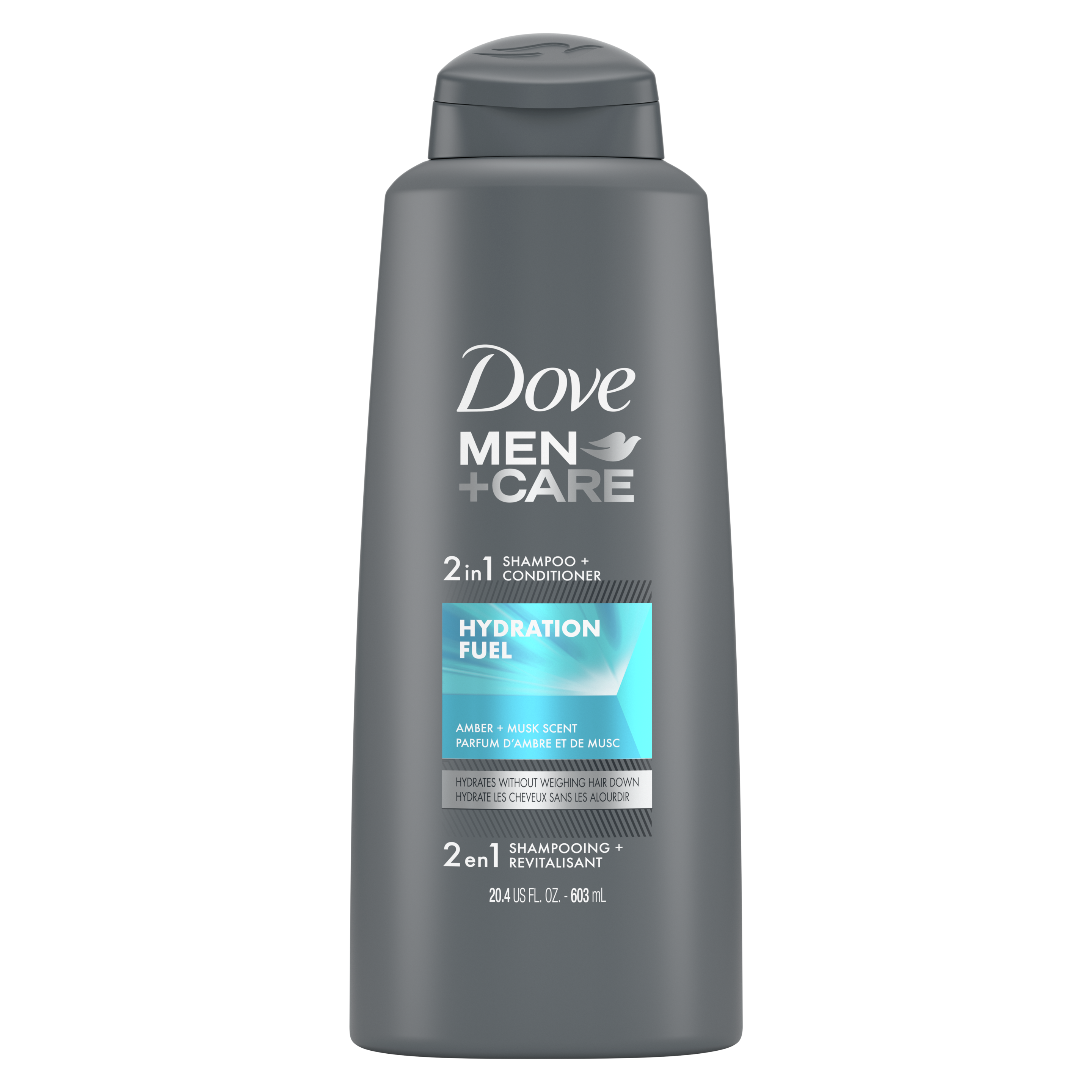 Dove Men+Care Hydration Fuel 2-in-1 Fortifying Shampoo + Conditioner