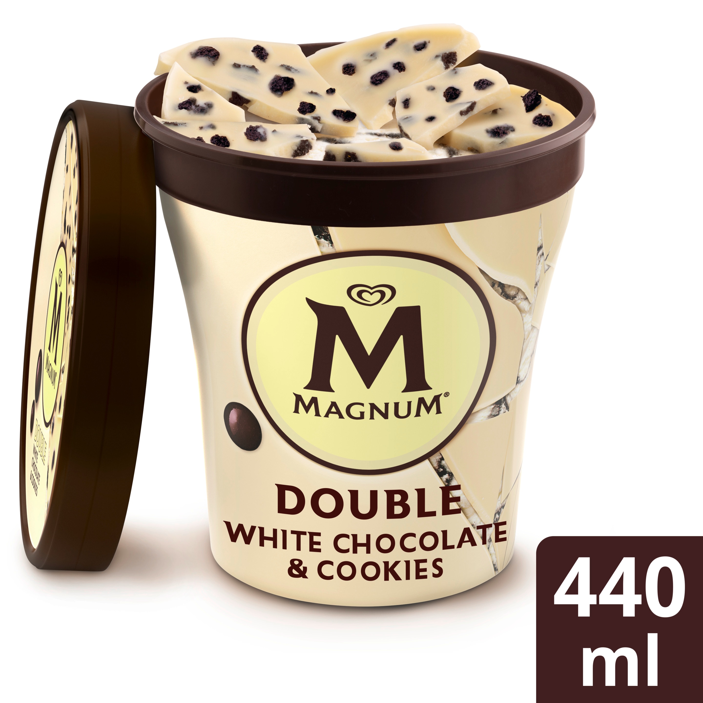 Magnum Becher Double White Chocolate Cookies 440 ml