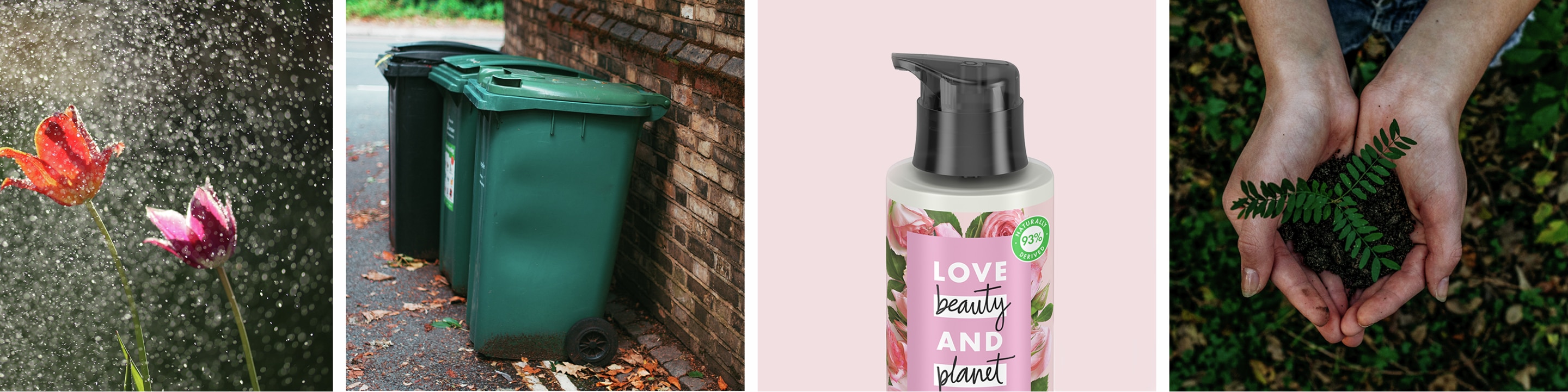 Love Beauty and Planet New Recyclable Single Plastic Bottle Pump