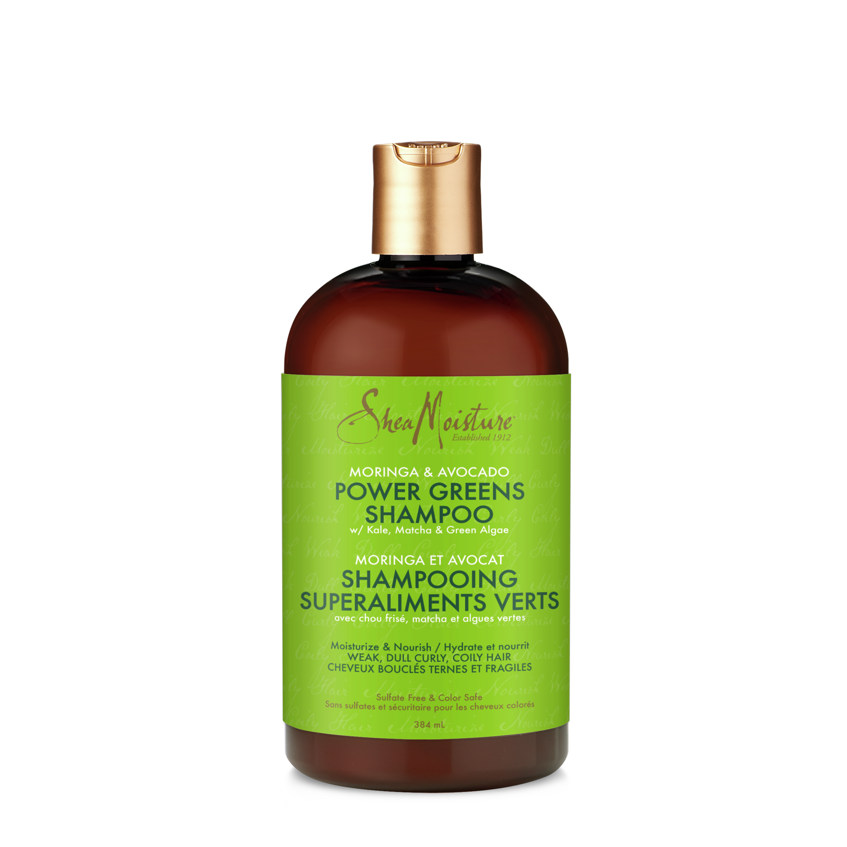 Moringa & Avocado Power Greens Shampoo packshot