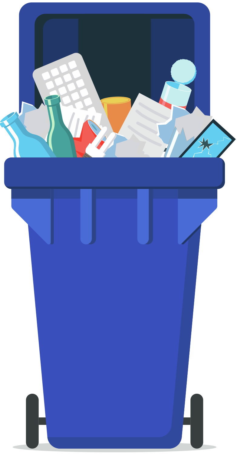 How to dispose dry waste