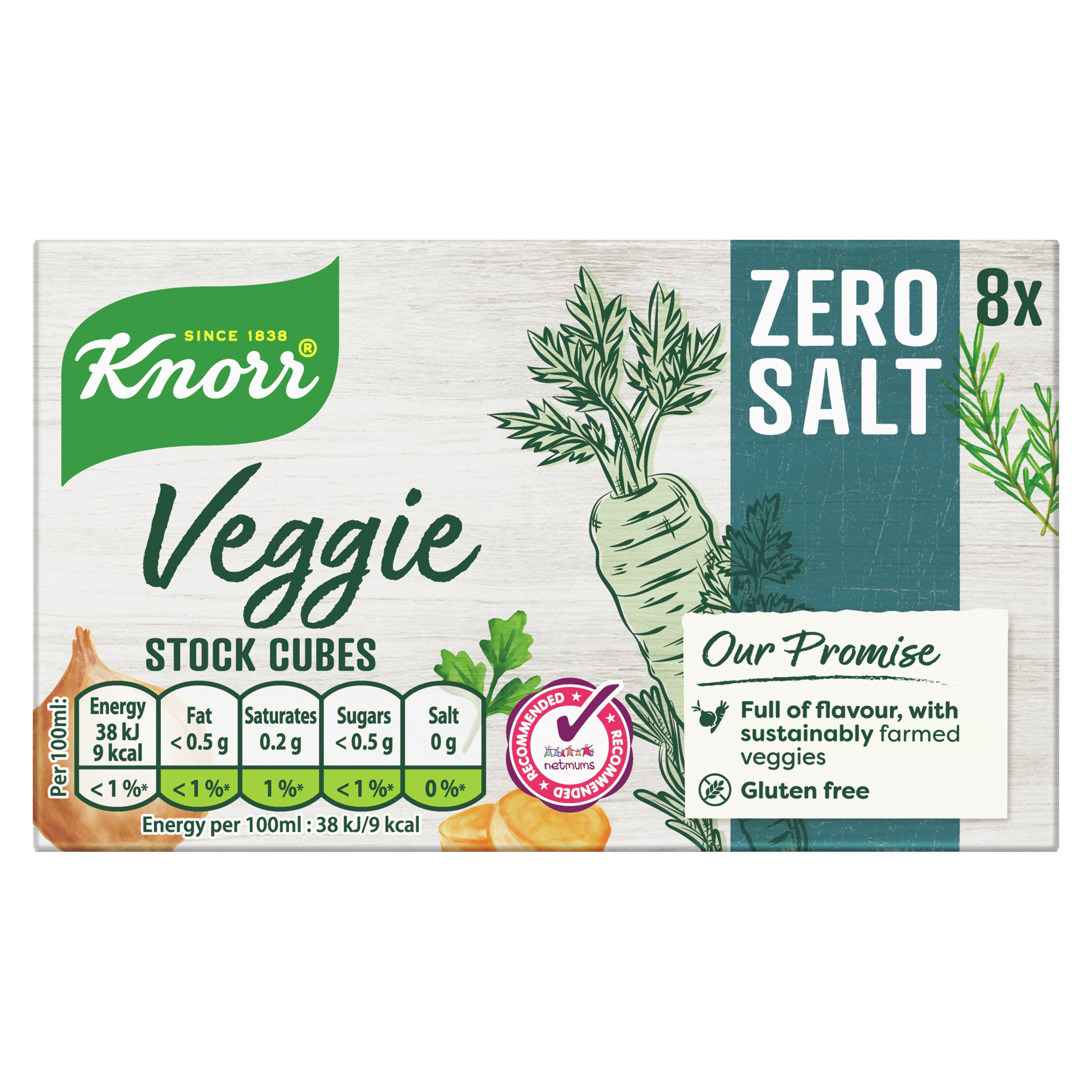 Zero Salt Vegetable Stock Cubes