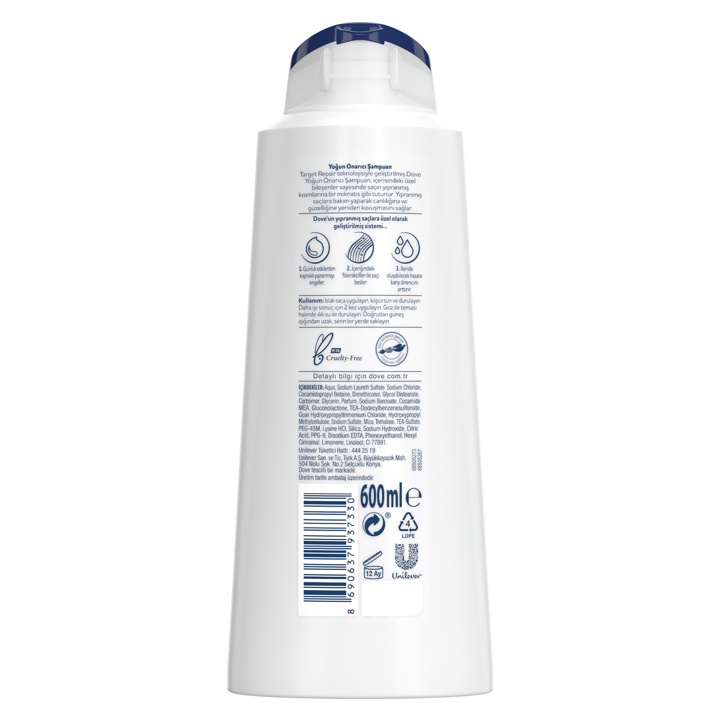 Dove Ultra Care Yoğun Onarıcı Saç Bakım Şampuanı