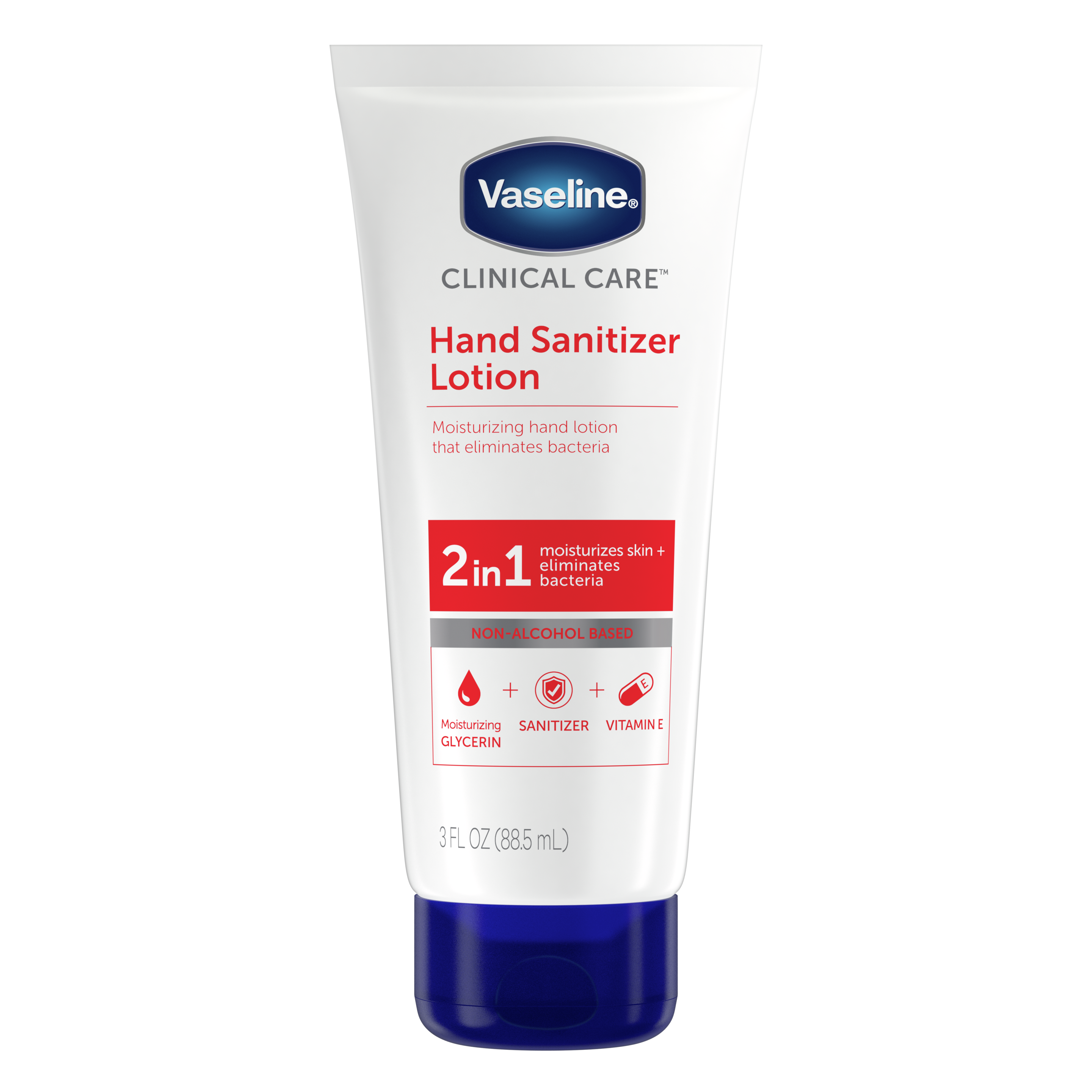 Vaseline® Clinical Care™ Hand Sanitizer Lotion front of pack