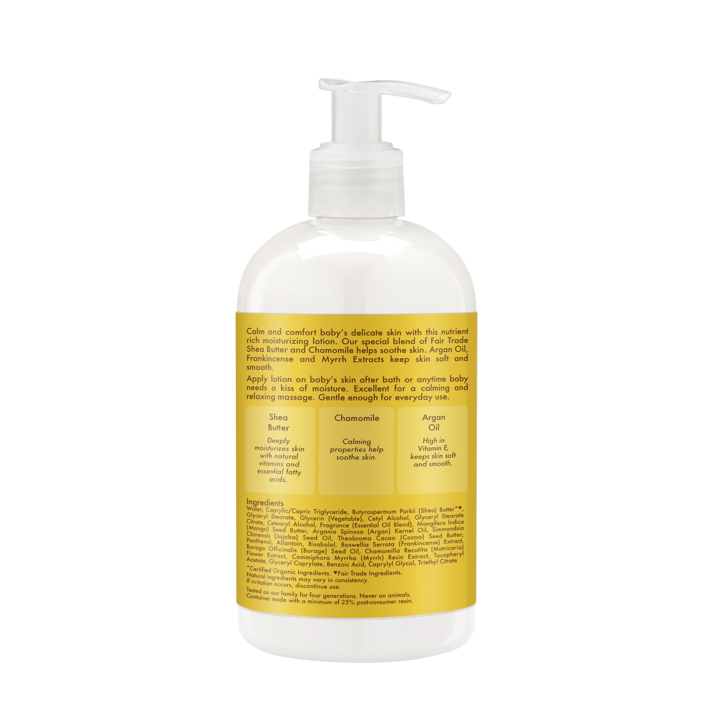 Raw Shea Chamomile & Argan Oil Baby Lotion