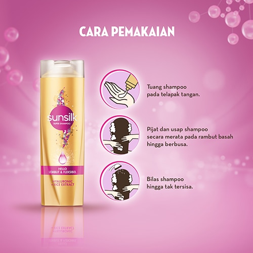 Sunsilk Super Shampoo Hello Lembut & Fleksibel