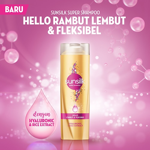 Sunsilk Super Shampoo Hello Lembut & Fleksibel