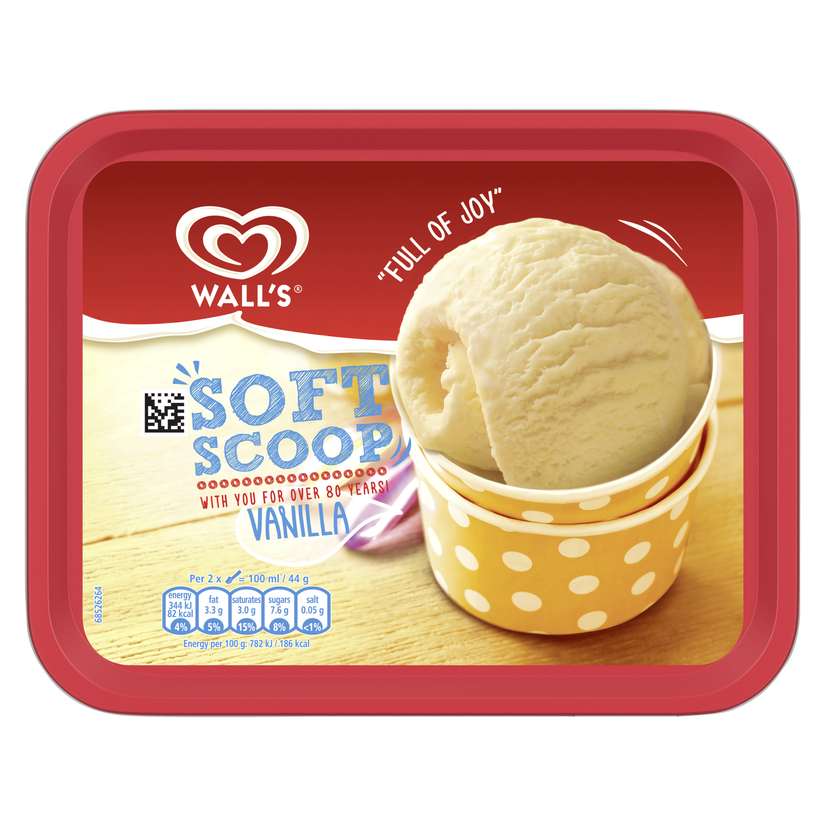 Wall's Soft Scoop Vanilla 1800ml