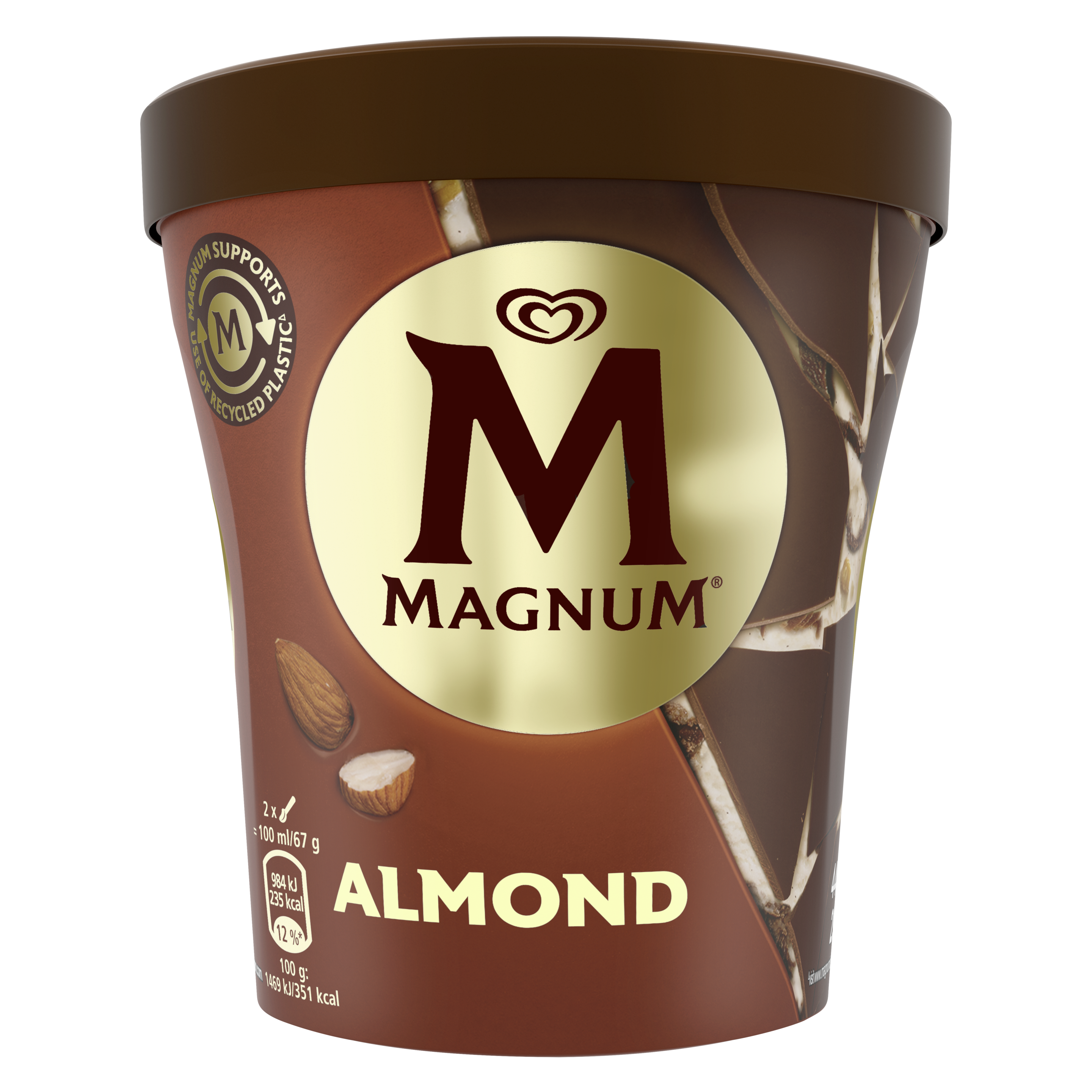 Magnum Pint Almond 440 ML Text