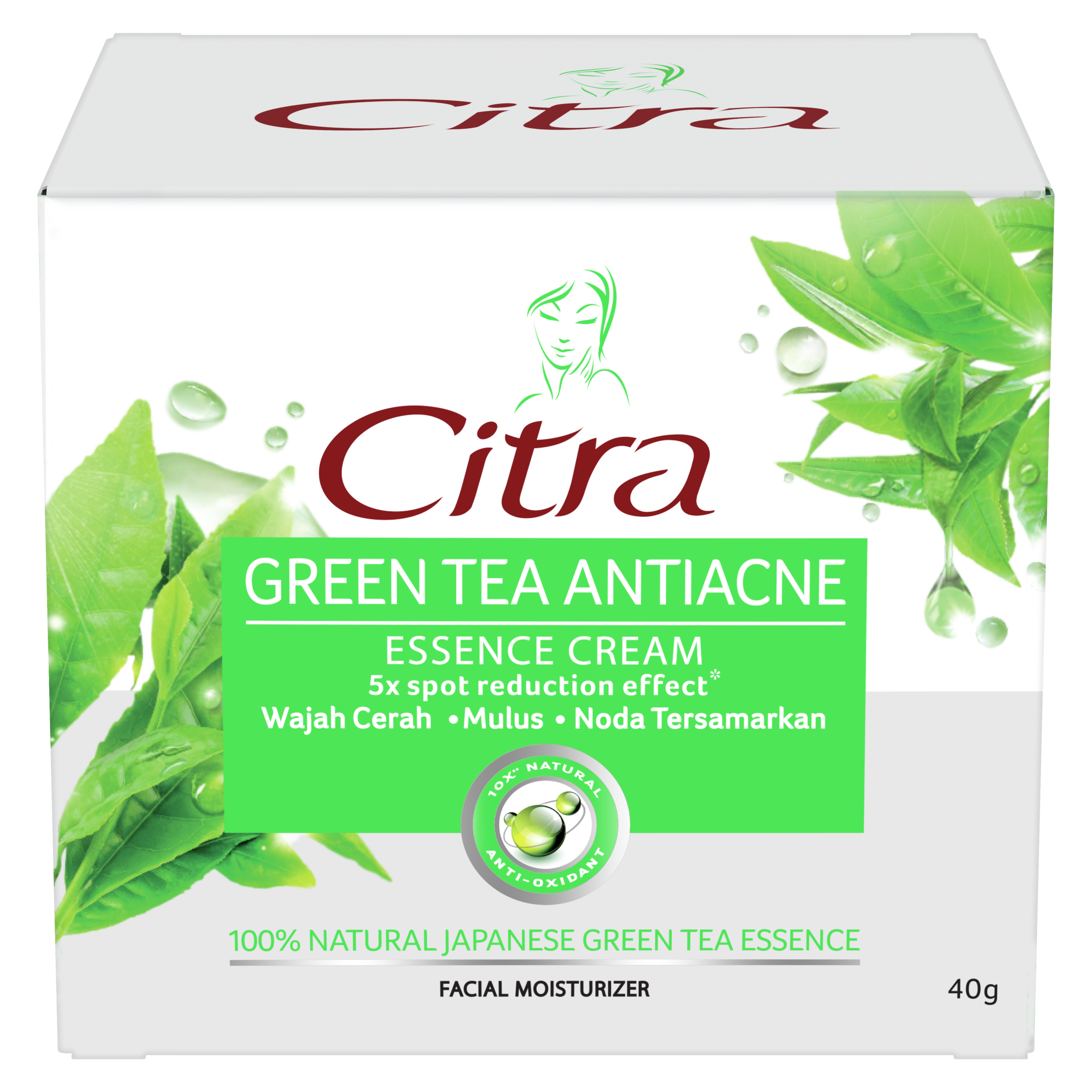 Citra Green Tea Anti-Acne Essence Cream 20G