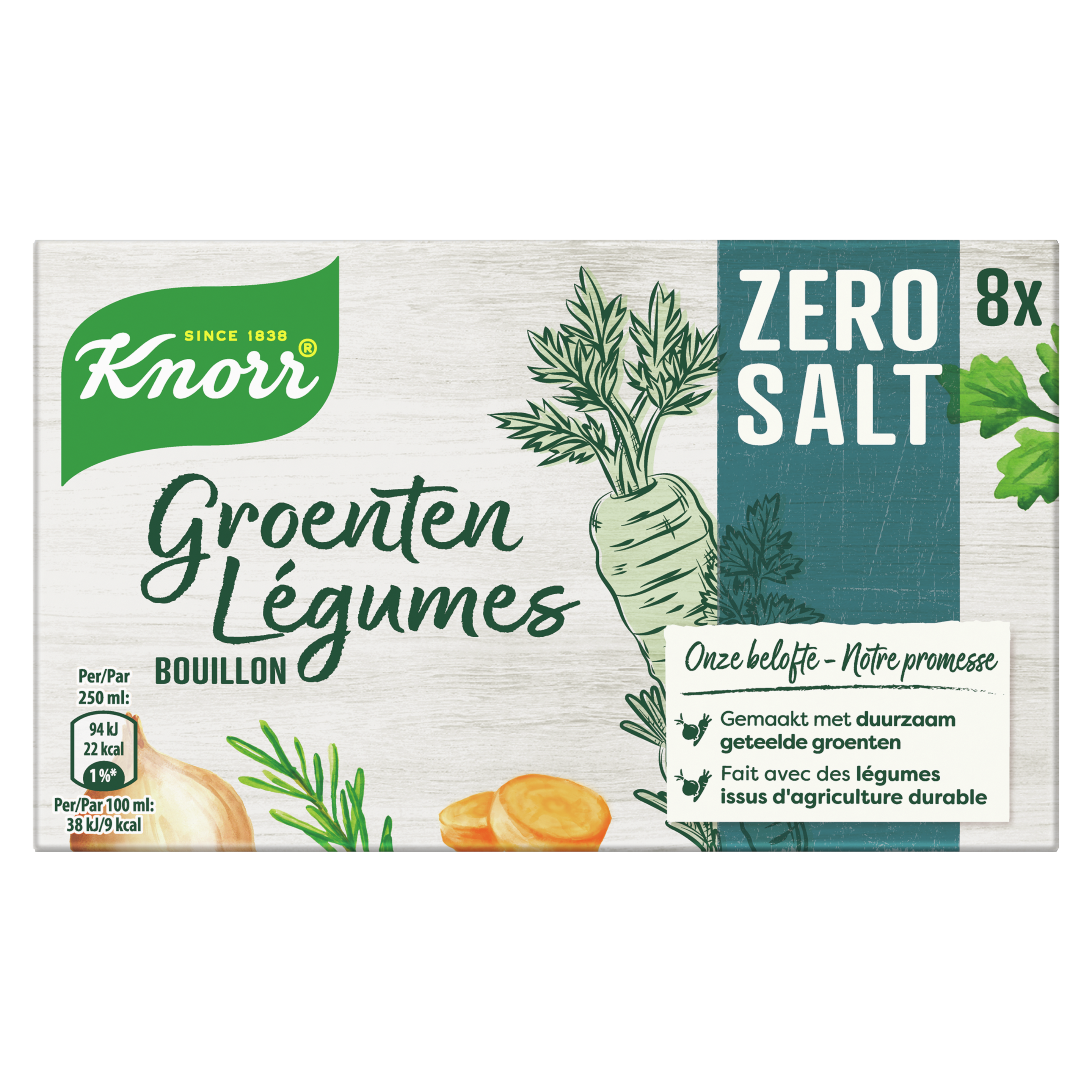 Zero-salt groenten bouillon