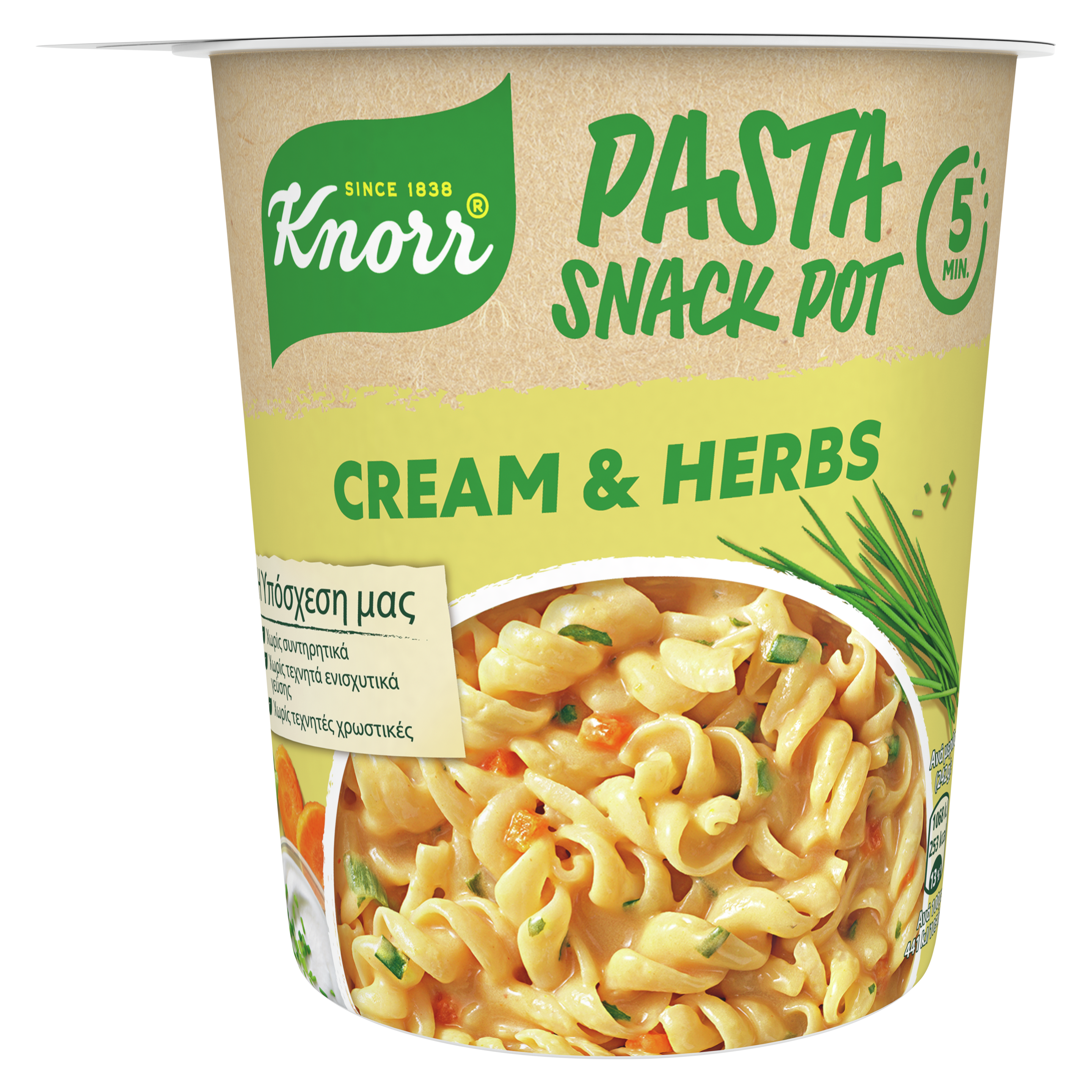 Knorr Pasta Snack Pot Cream & Herbs