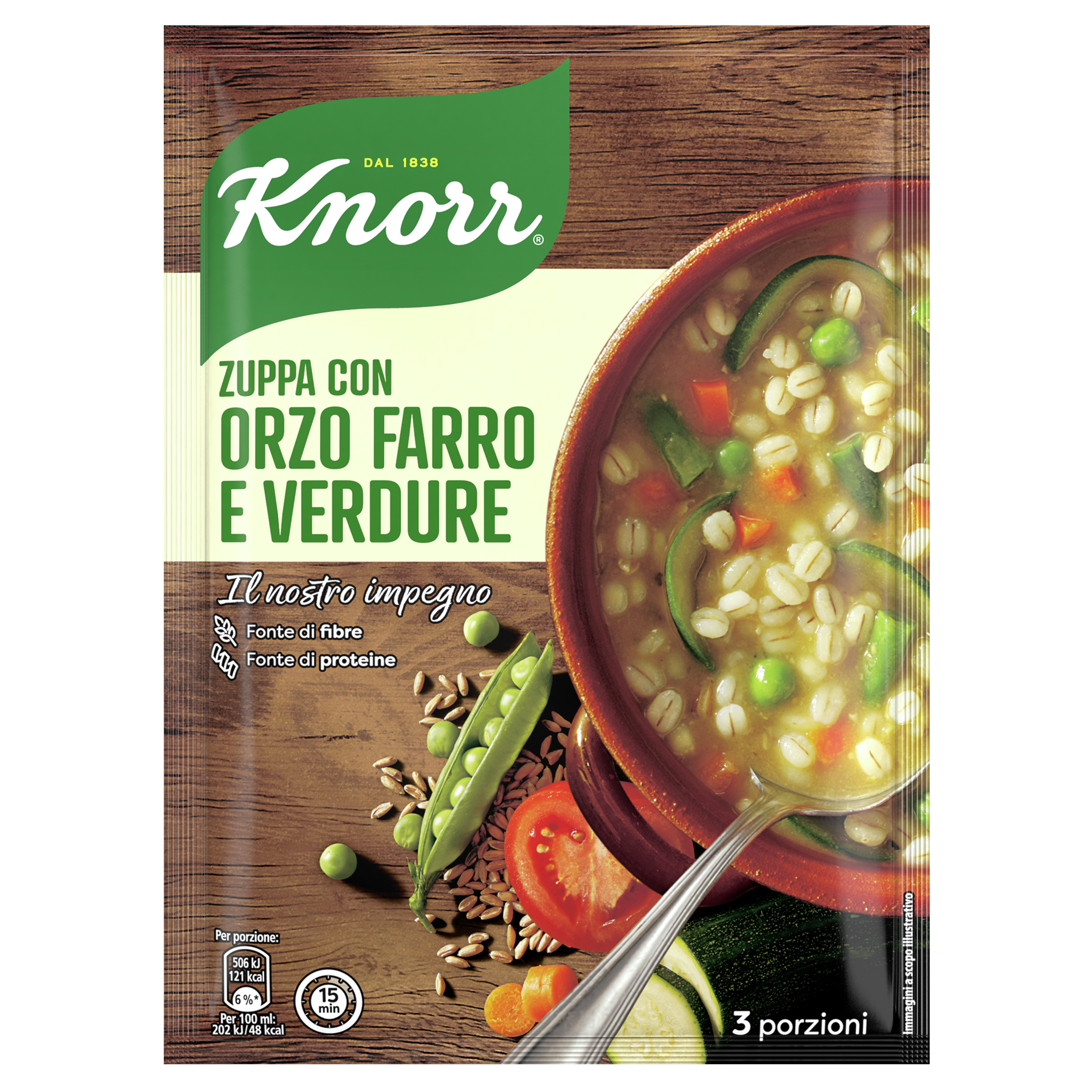 Zuppa con Orzo Farro e Verdure