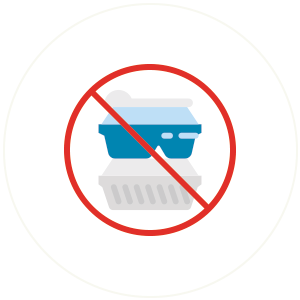 Say no to disposable spoon, straws and plates