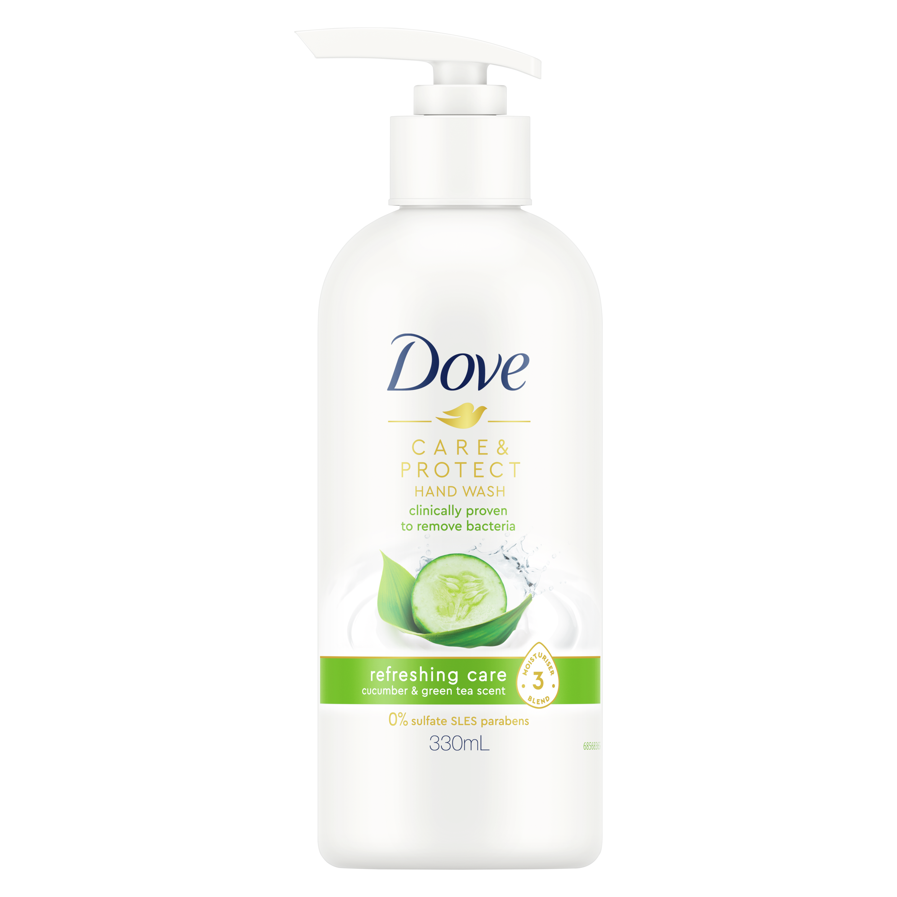 Dove Refreshing Care Hand Wash 330ml Text