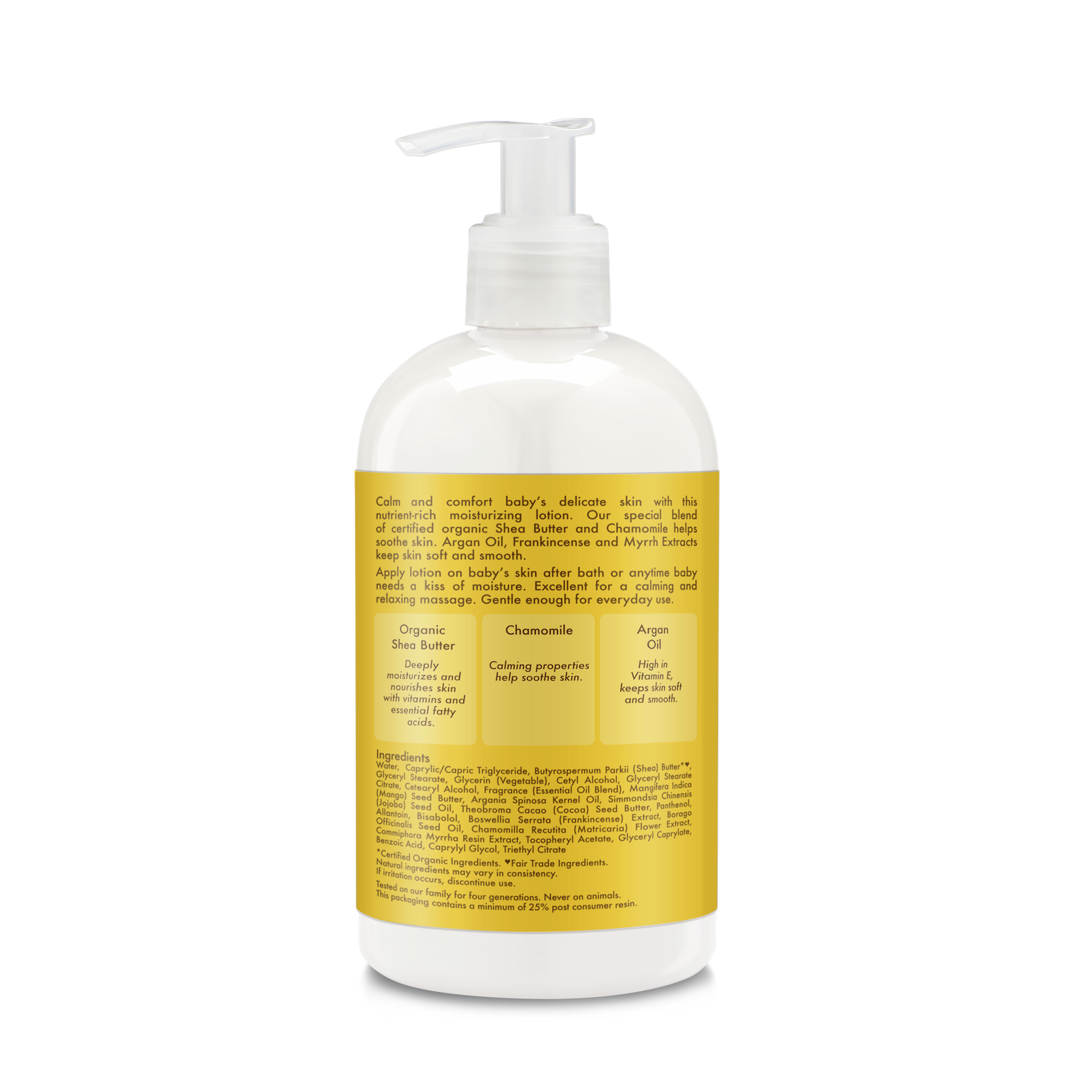 Raw Shea Chamomile & Argan Oil Baby Lotion