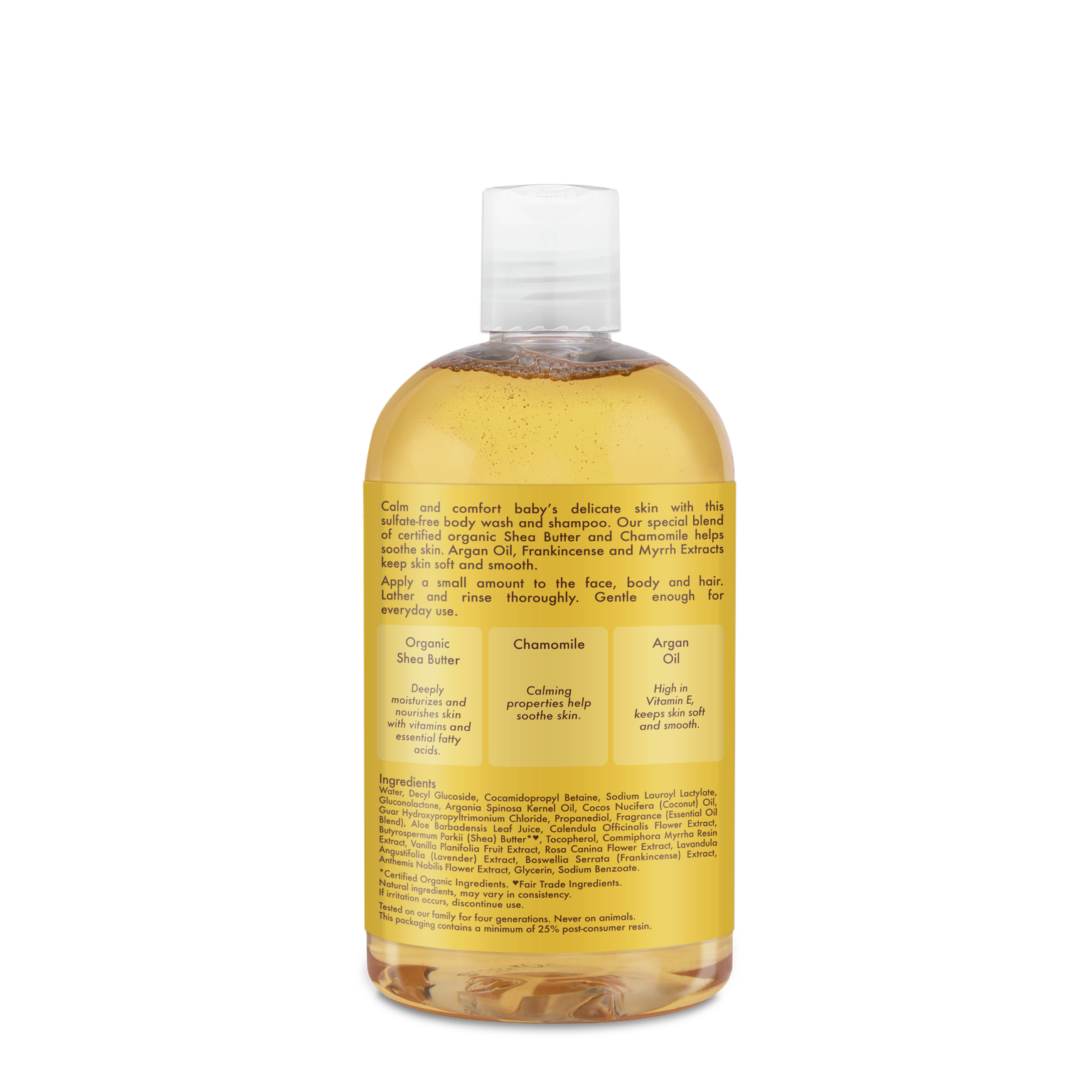 Raw Shea Chamomile & Argan Oil Baby Wash & Shampoo