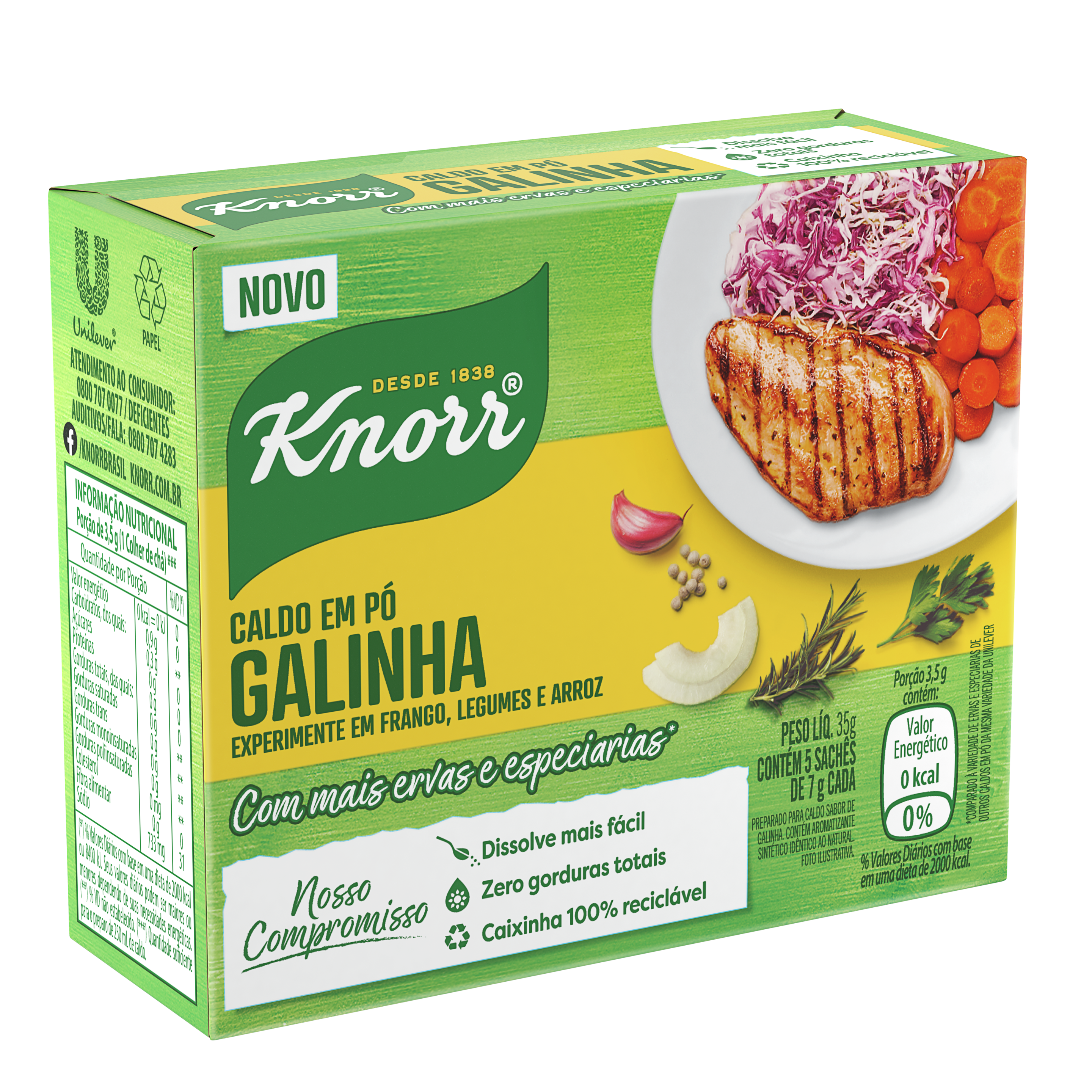 Caldo em Pó Knorr Galinha