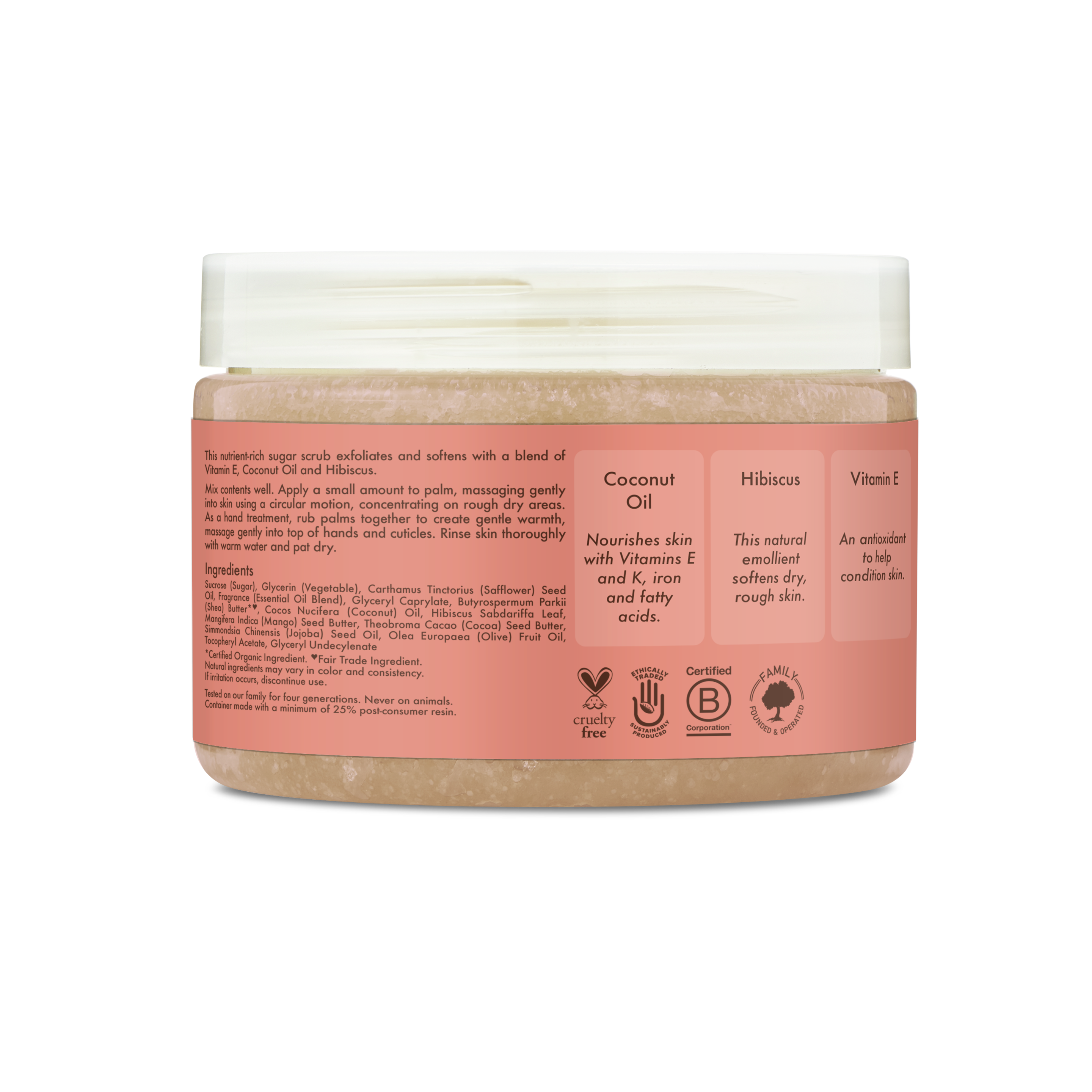 Coconut & Hibiscus Hand & Body Scrub