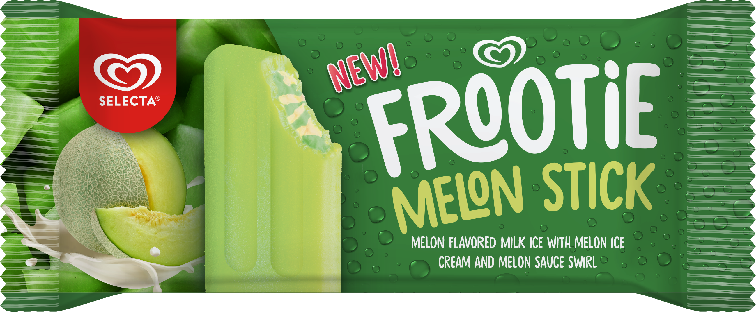 Selecta Frootie Melon Ice Cream Stick