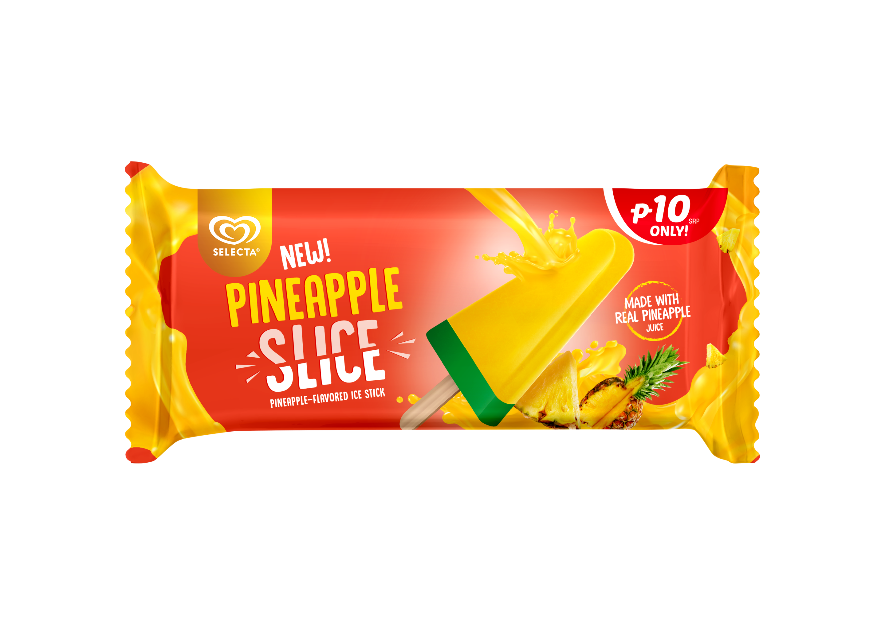 Selecta Pineapple Slice - Ice cream stick