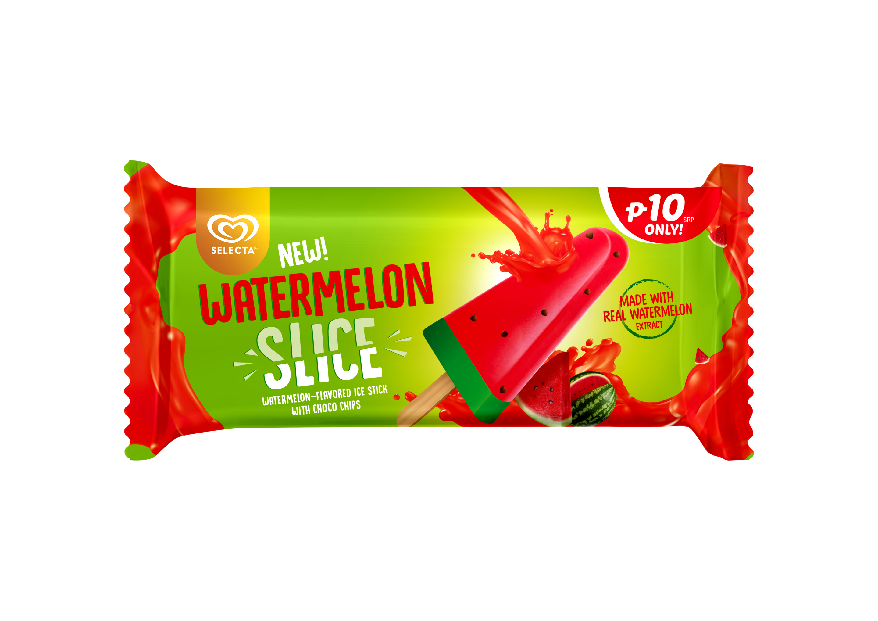 Selecta Watermelon Slice - Ice cream Stick