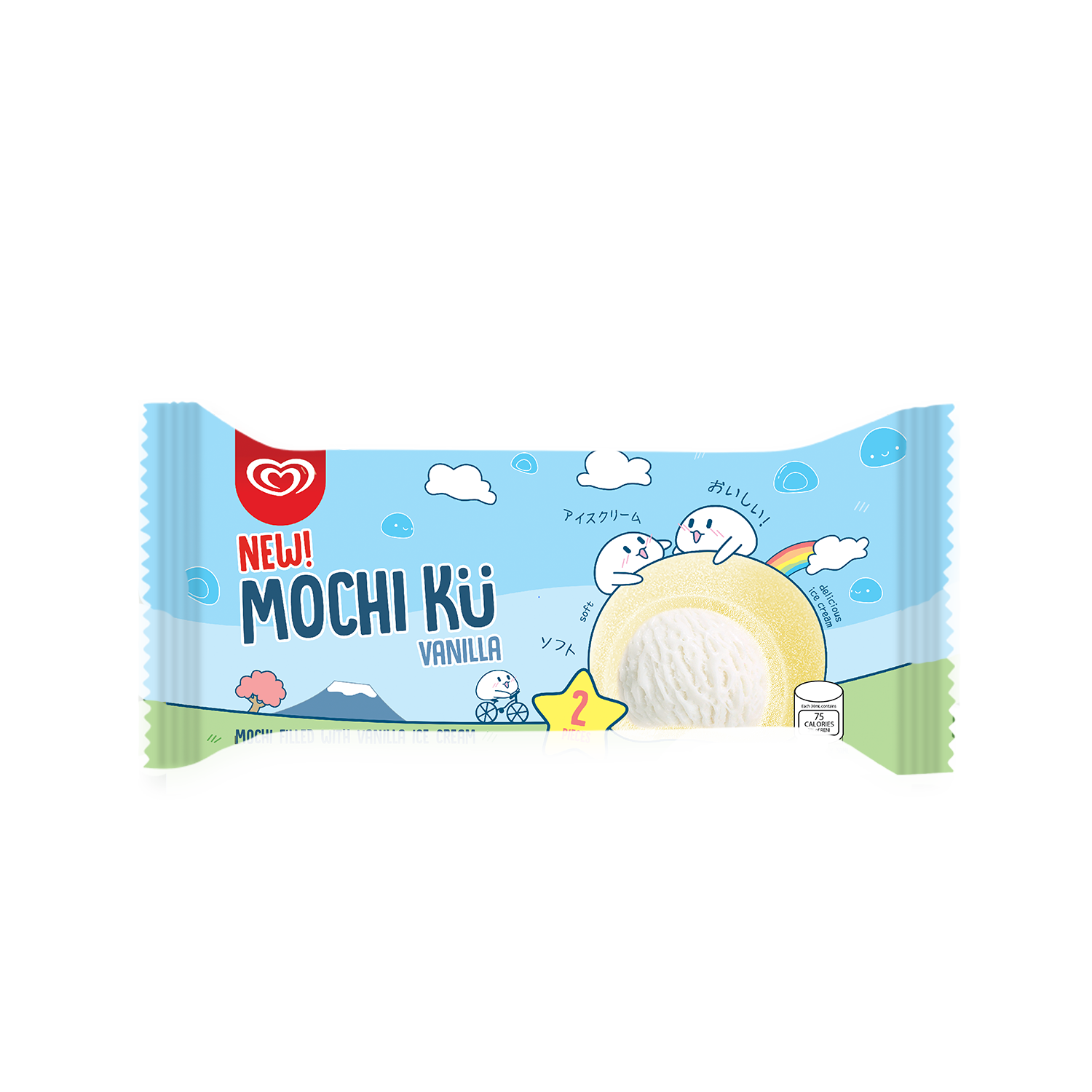 Selecta Mochi-ku Vanilla Ice cream