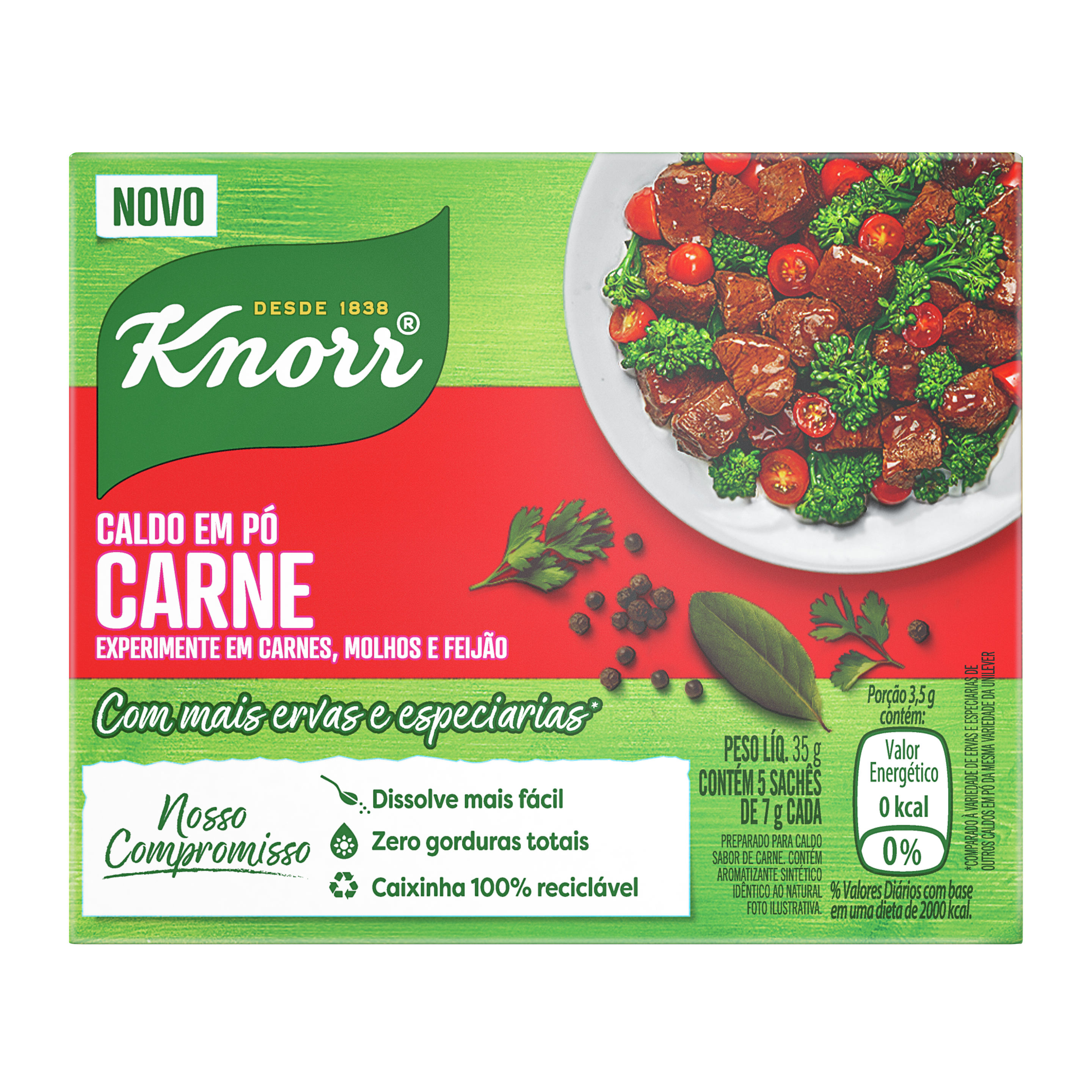 Caldo em Pó Knorr Carne