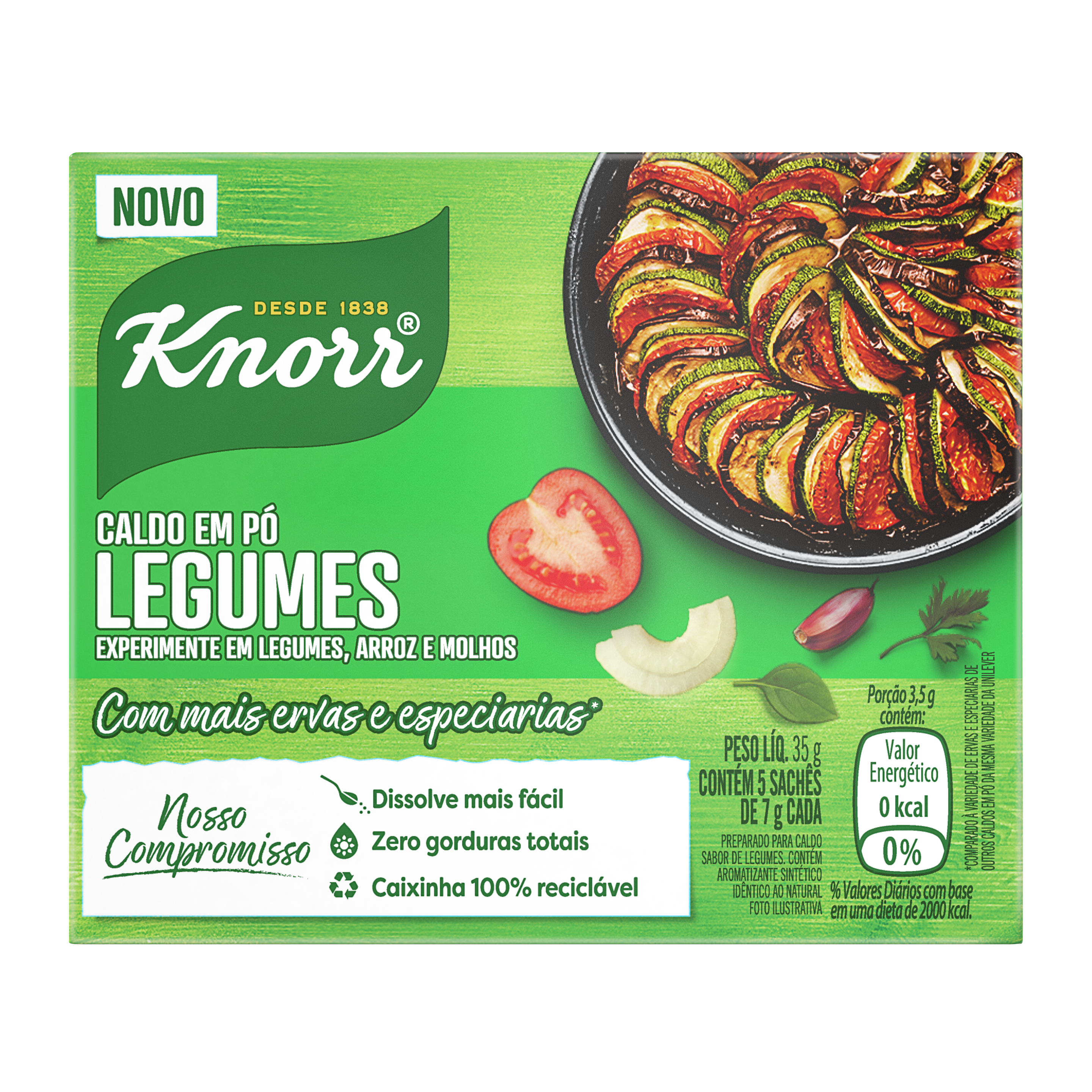 Caldo em Pó Knorr Legumes