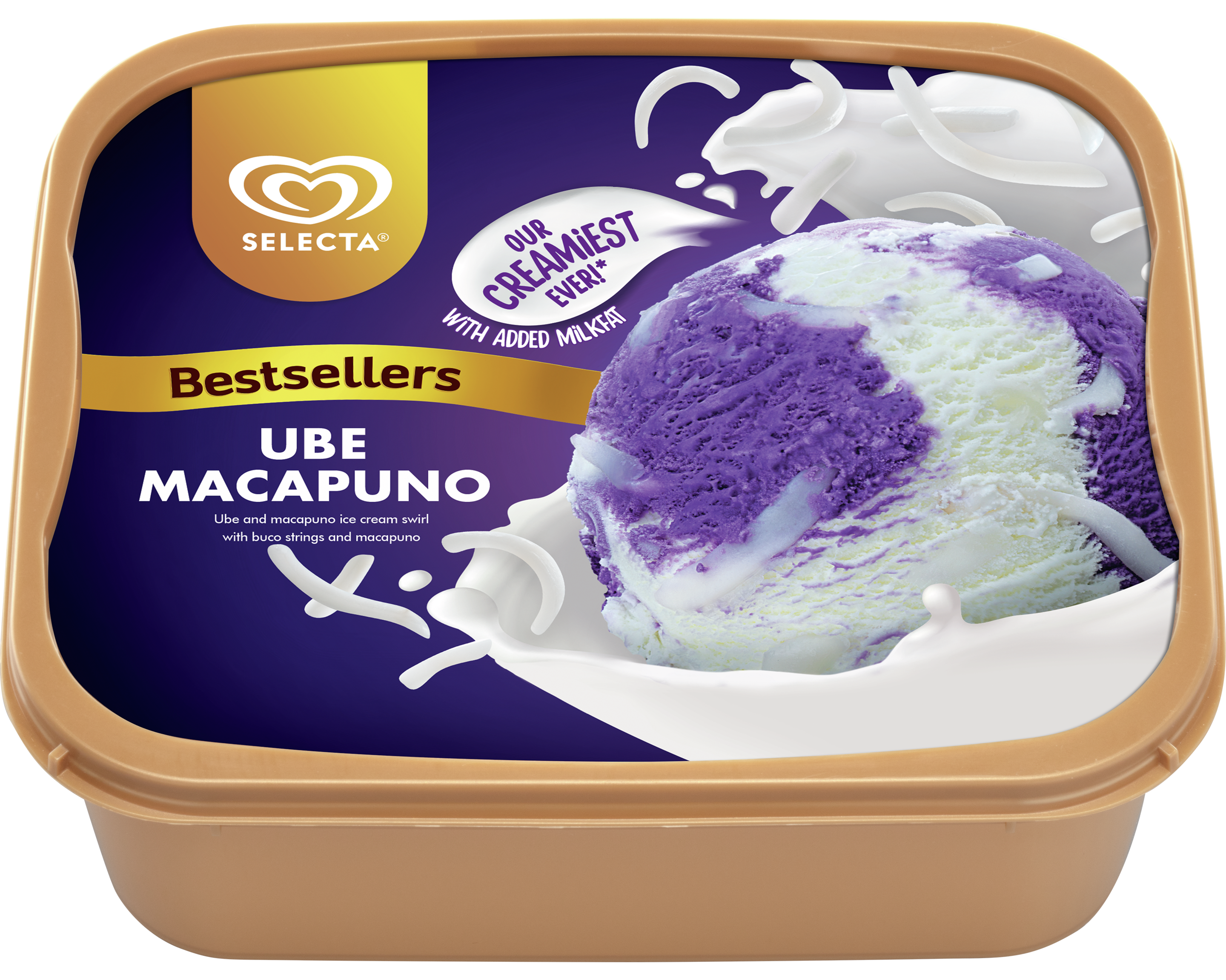 Selecta Supreme Ube Macapuno Ice Cream
