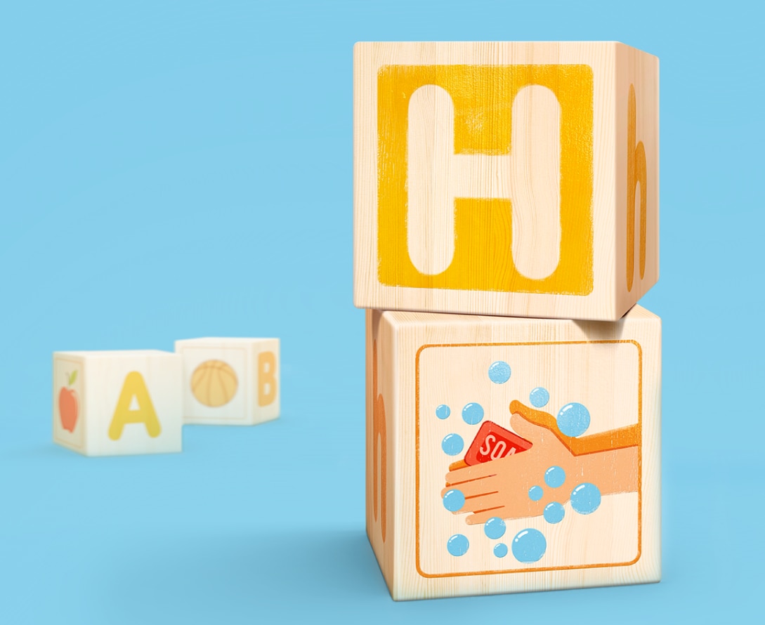 ٥ خطوات لتنظيف اليدين